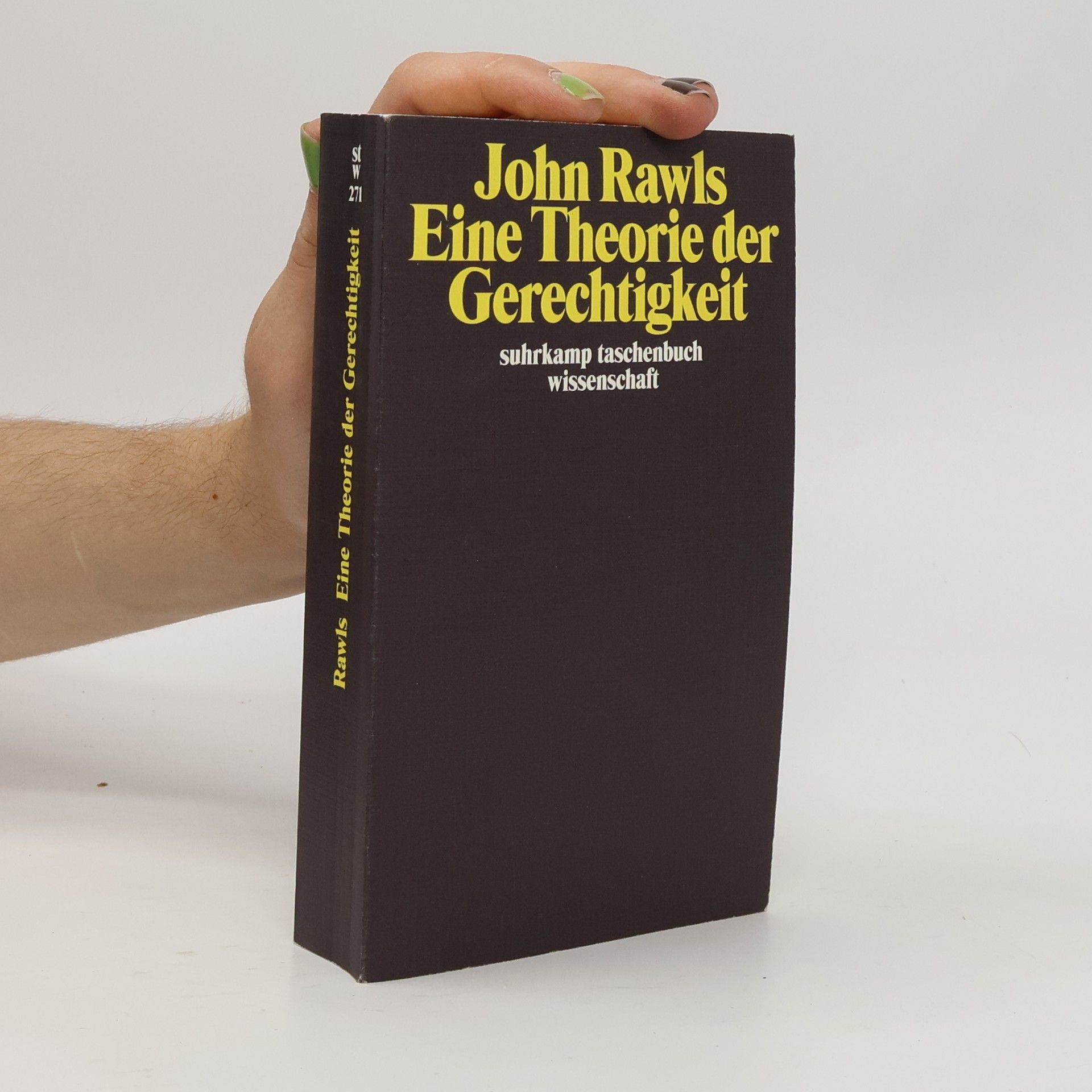 John Rawls Eine Theorie der Gerechtigkeit