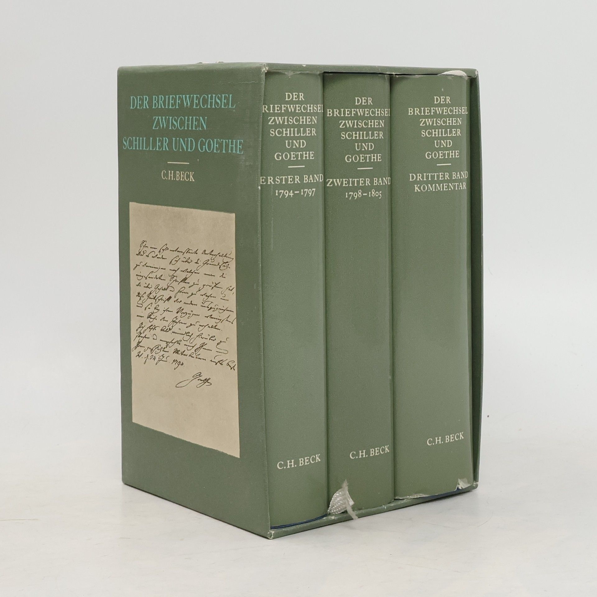 Friedrich Schiller Der Briefwechsel zwischen Schiller und Goethe