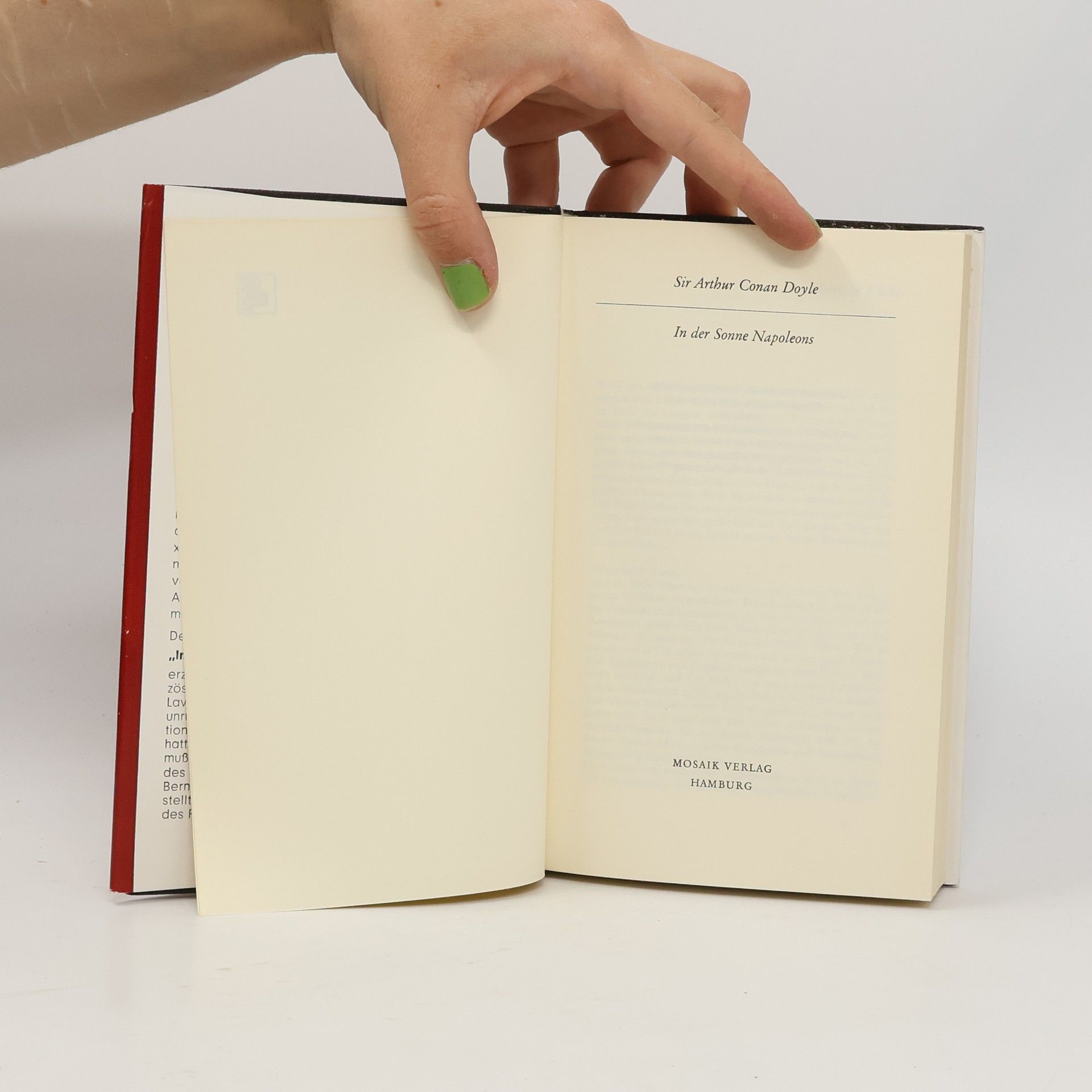 Arthur Conan Doyle In der Sonne Napoleons