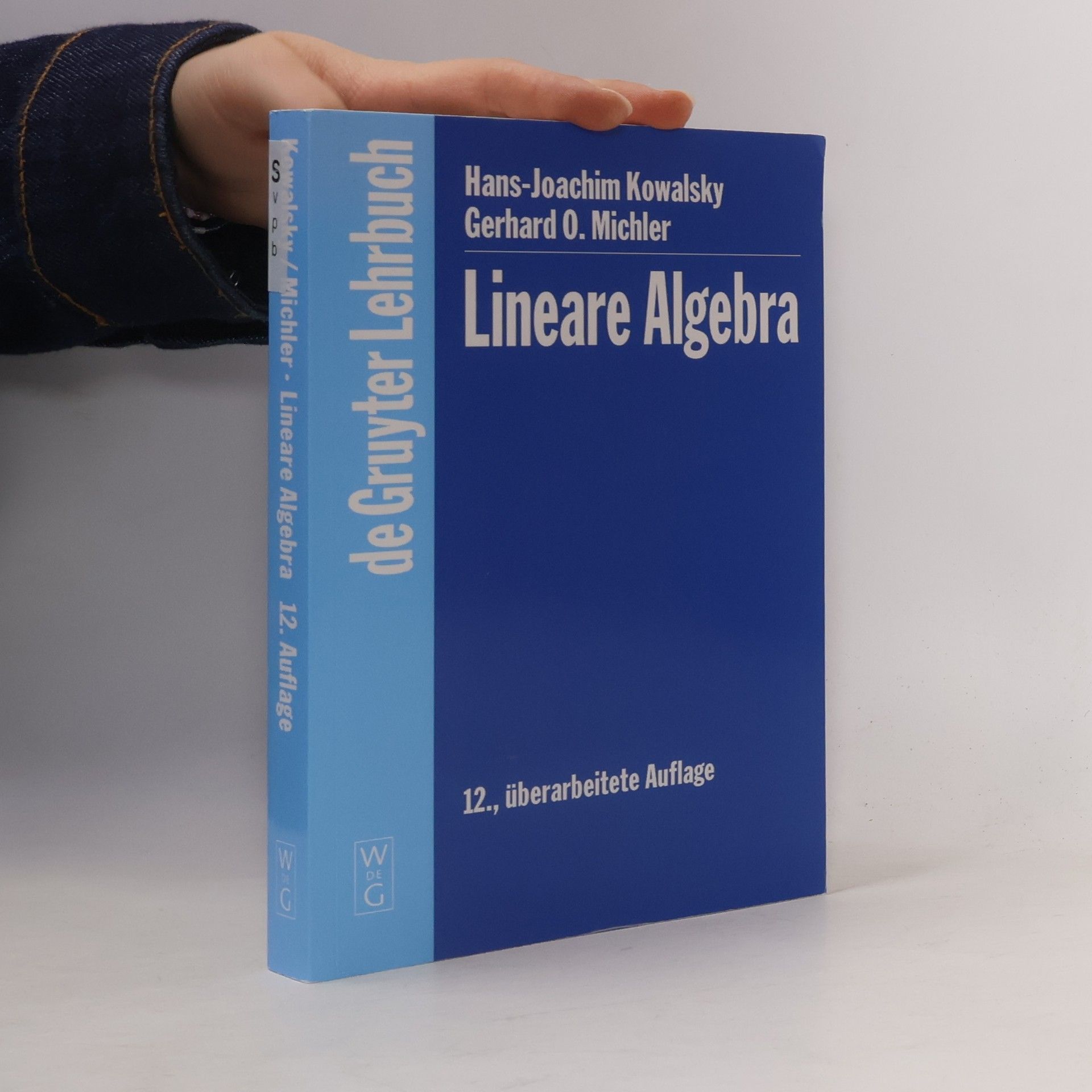 Hans Joachim Kowalsky Lineare Algebra