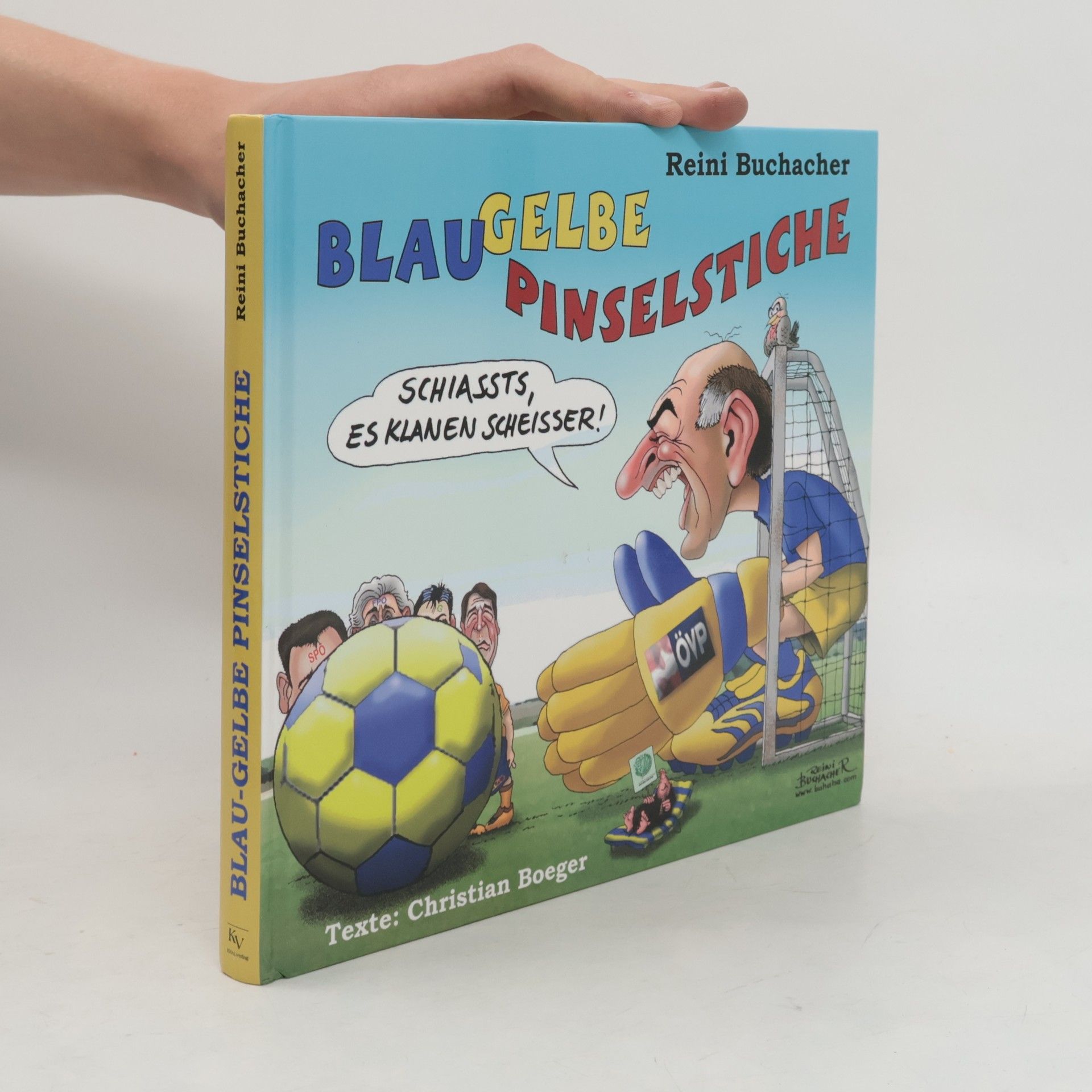 Reini Buchacher Blau-Gelbe Pinselstiche