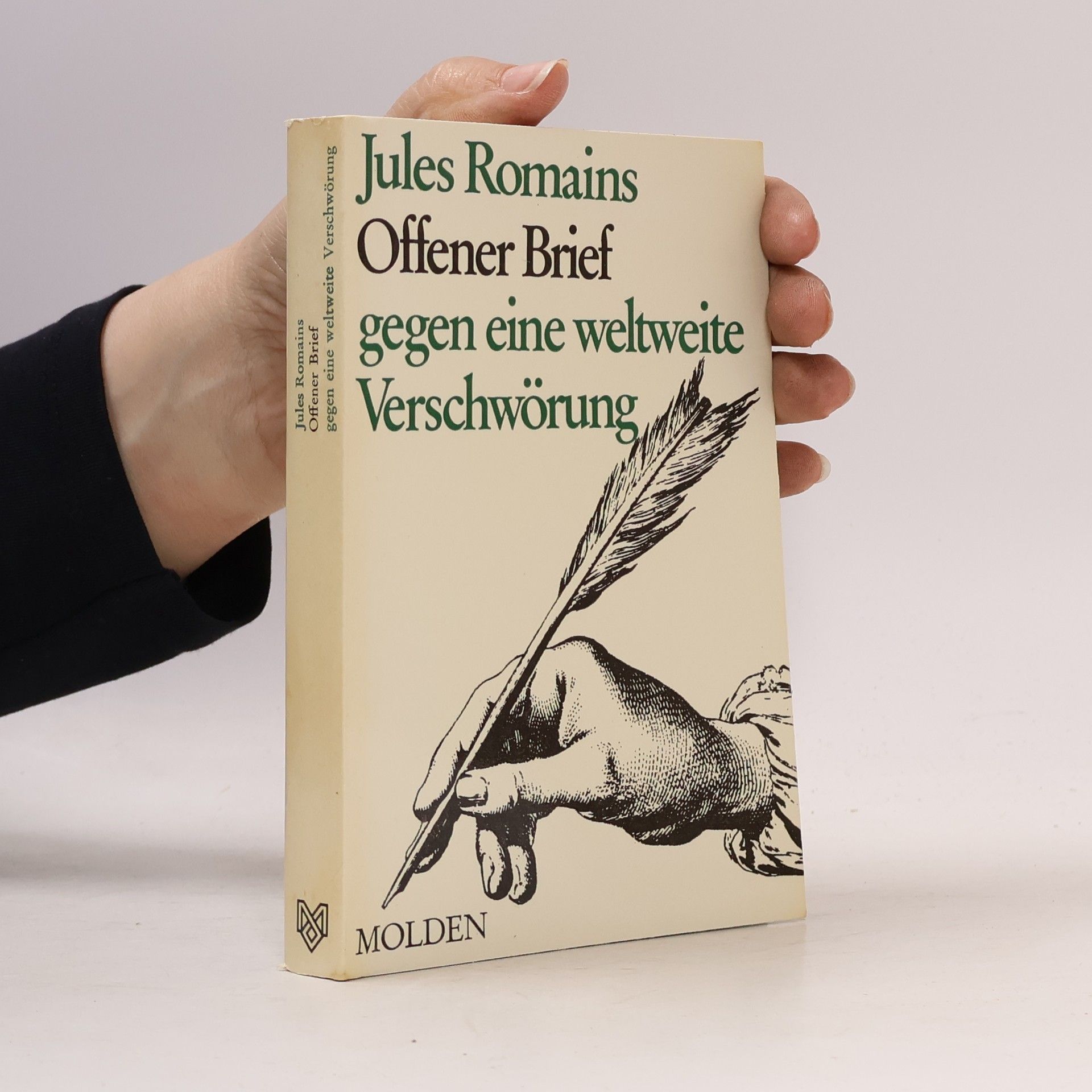 Jules Romains Offener Brief gegen eine weltweite Verschwörung