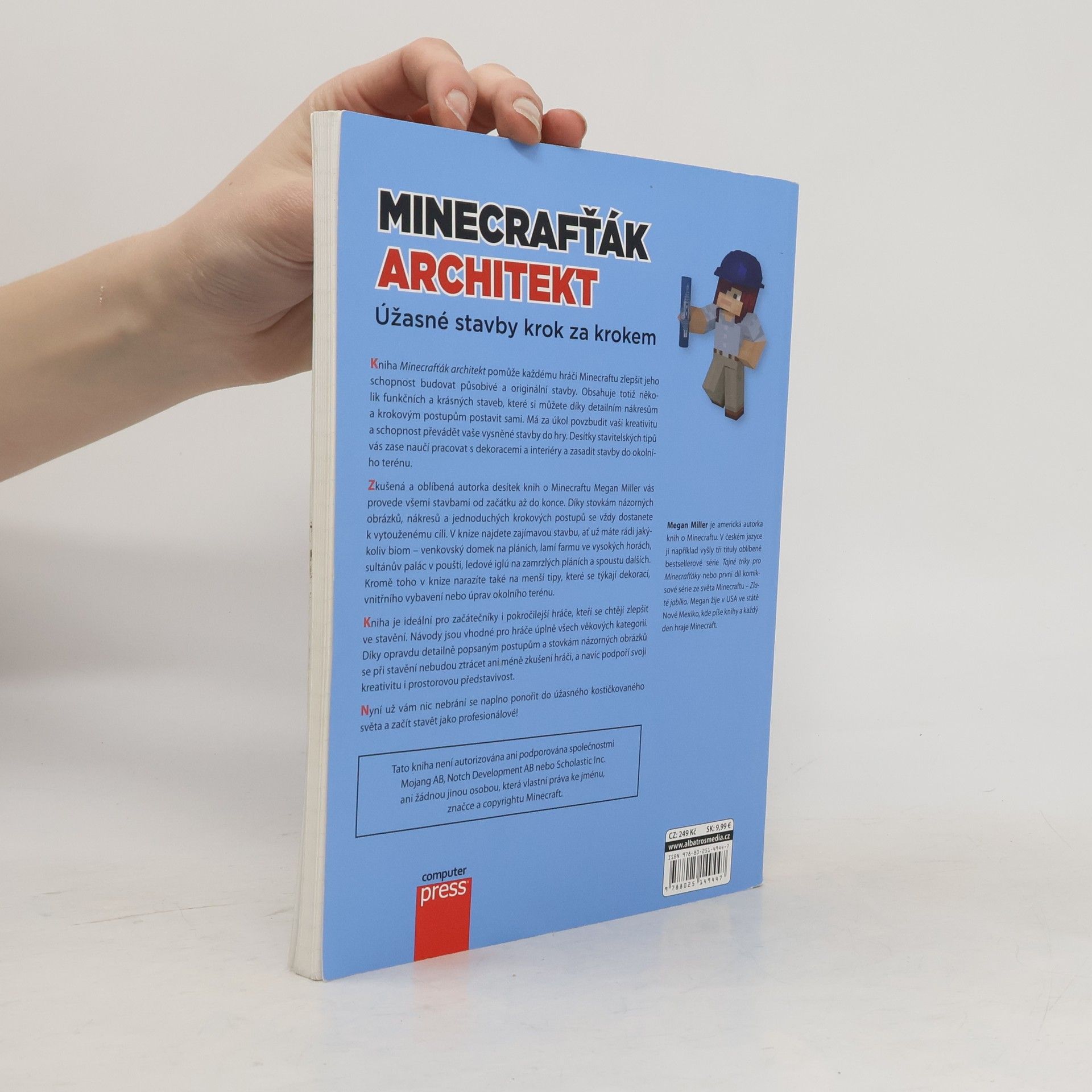 Megan Miller Minecrafťák architekt. Úžasné stavby krok za krokem