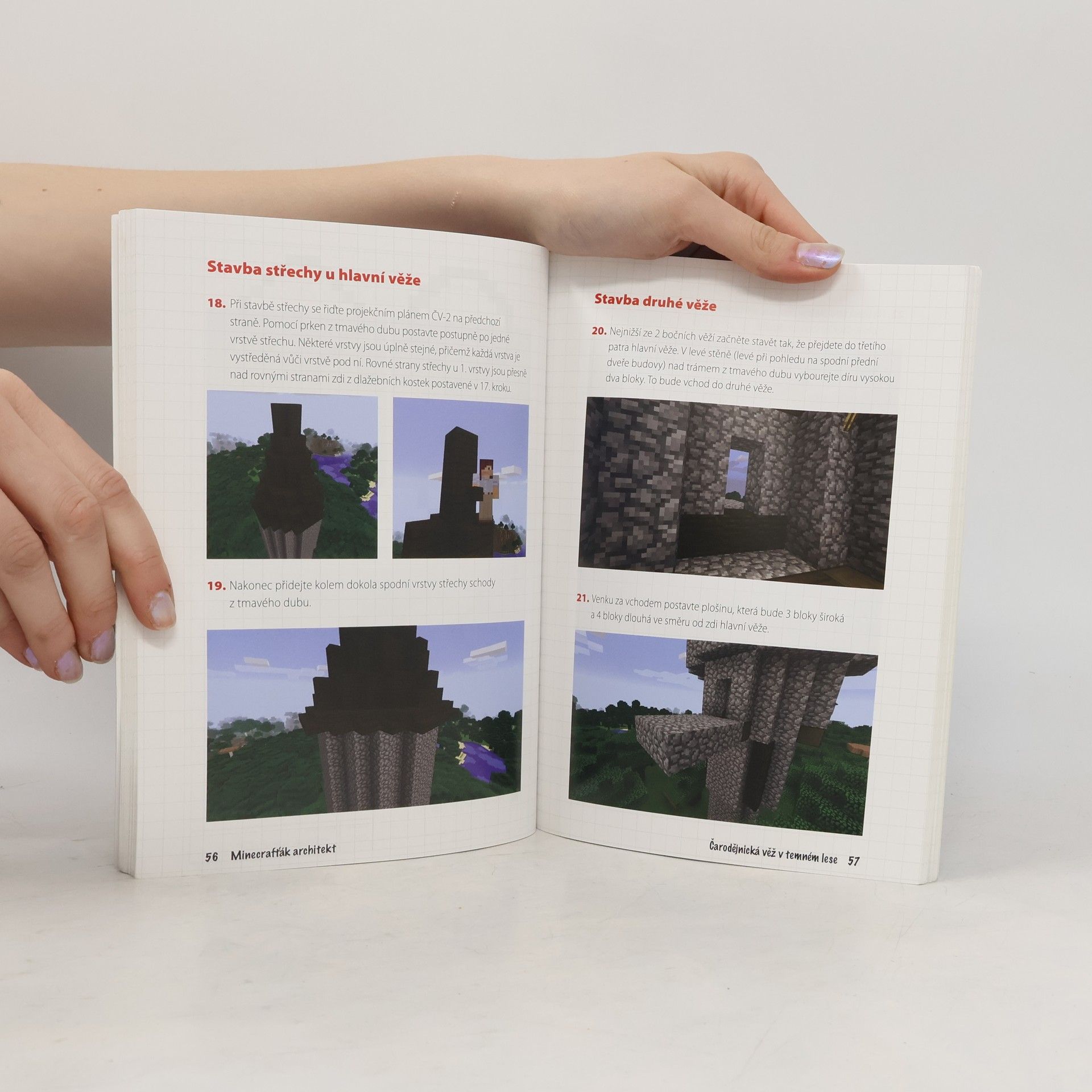Megan Miller Minecrafťák architekt. Úžasné stavby krok za krokem