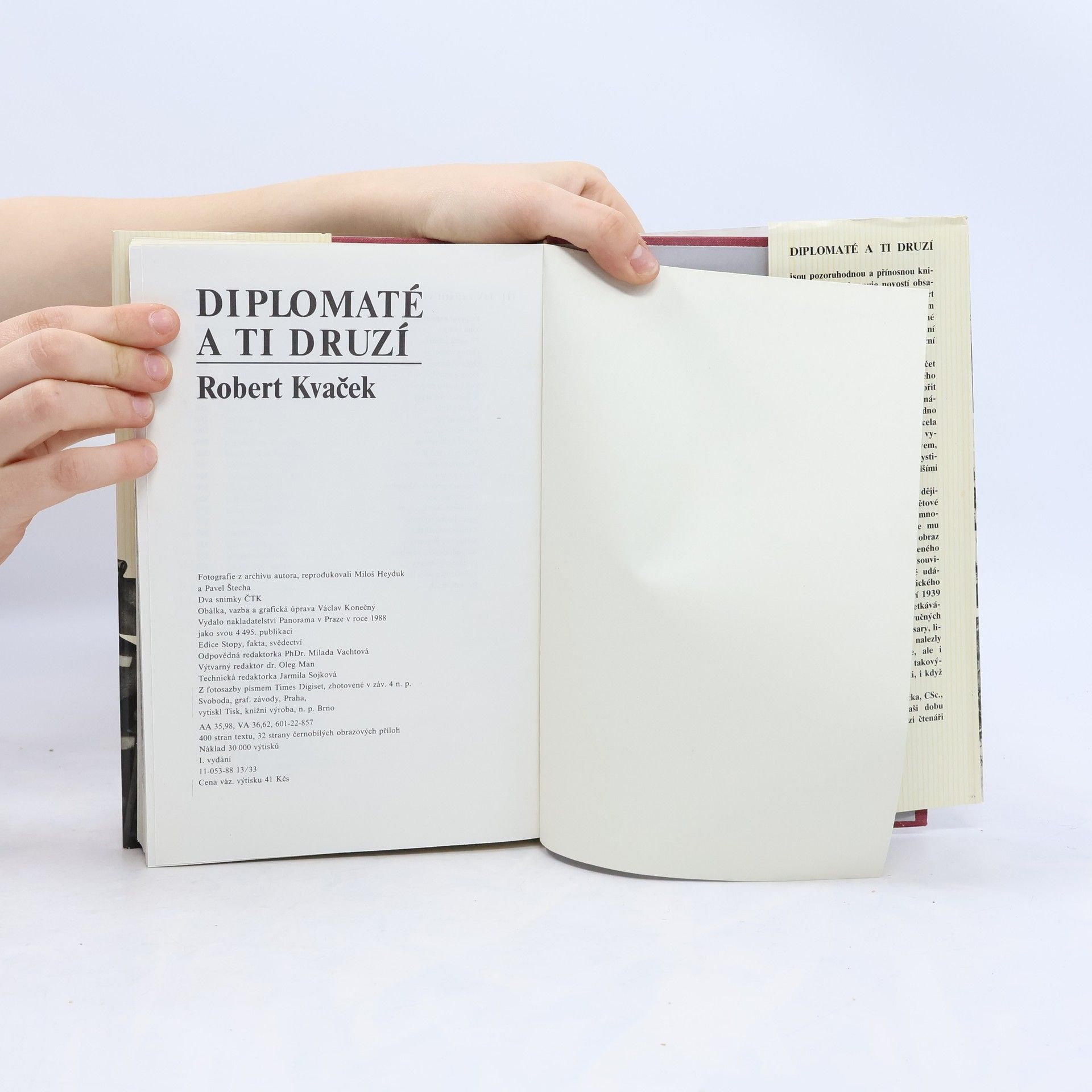 Robert Kvaček Diplomaté a ti druzí