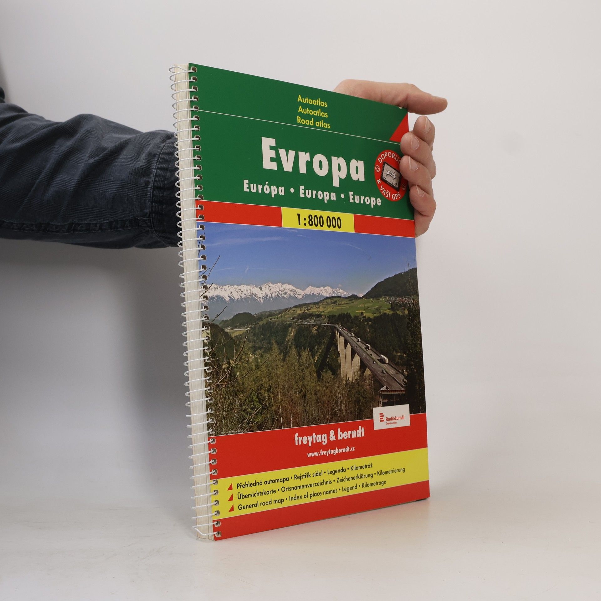 Various authors Autoatlas Evropa. Európa, Europa, Europe. 1:800 000
