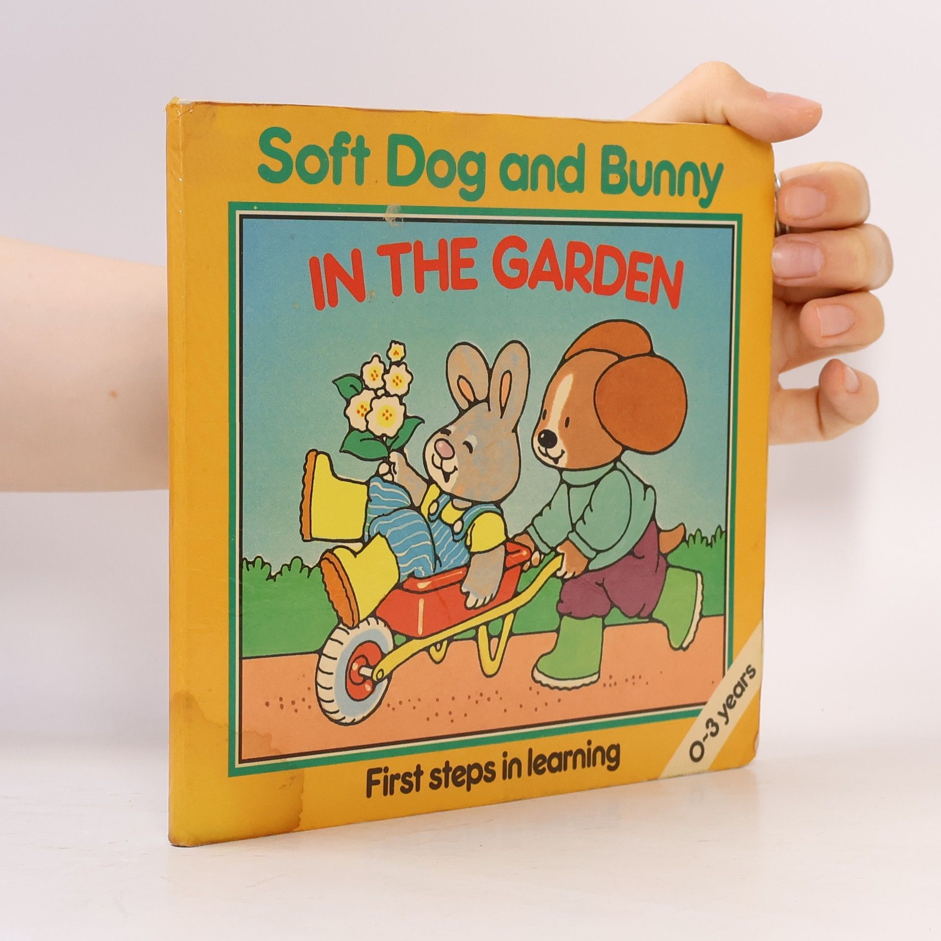 Soft Dog And Bunny In The Garden
