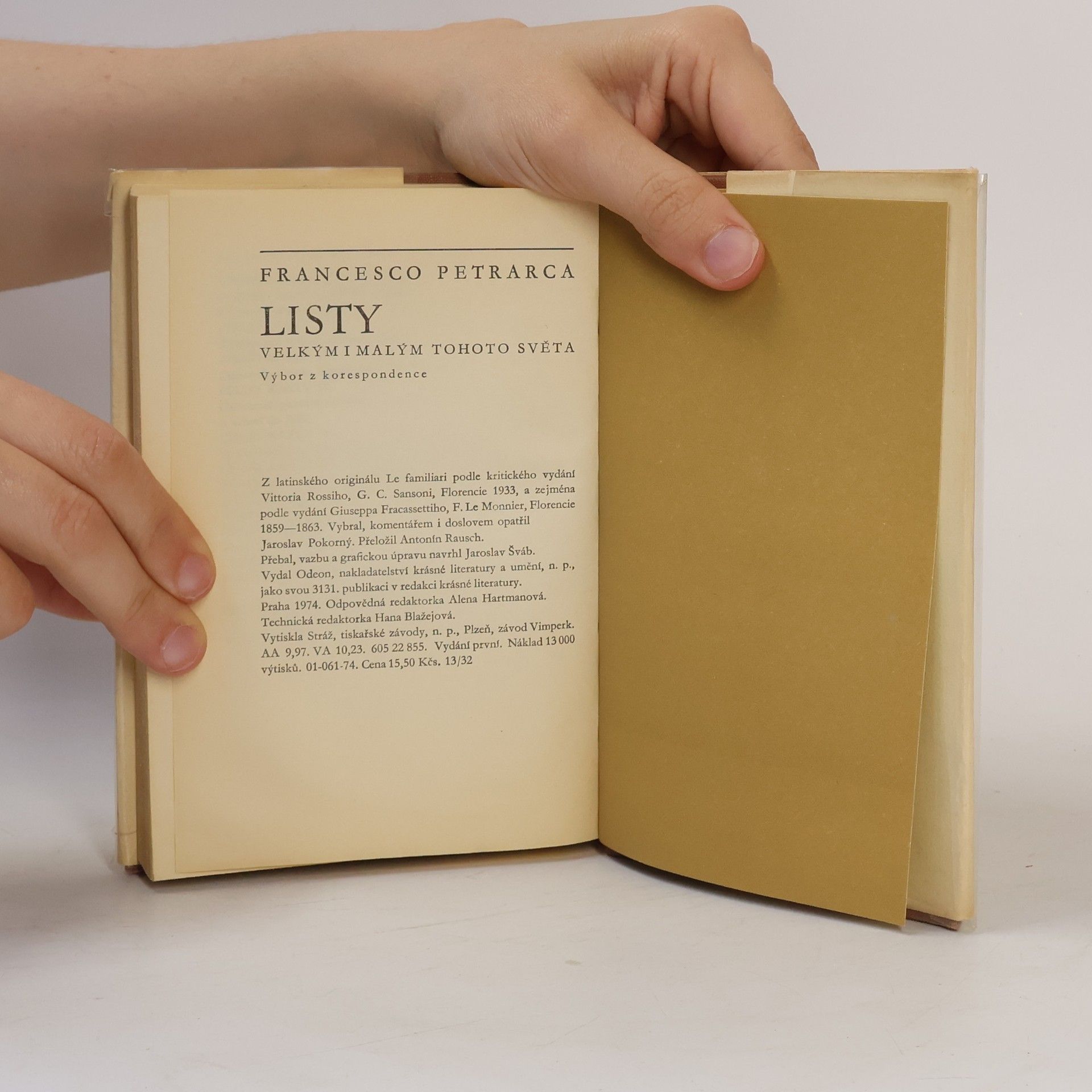 Petrarch Listy velkým i malým tohoto světa