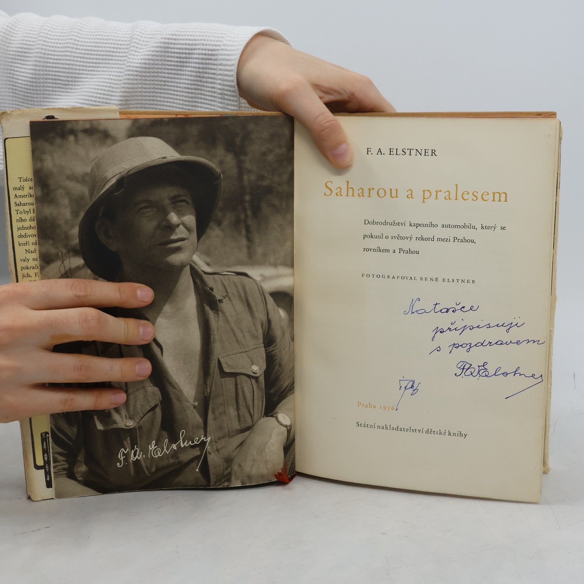 František Alexander Elstner Saharou a pralesem