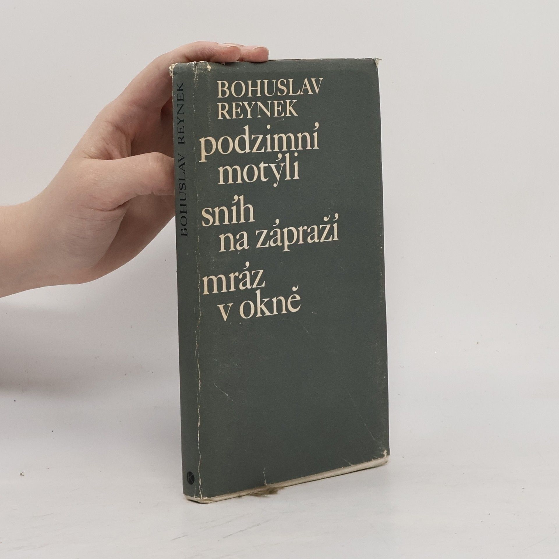 Podzimní motýli. Sníh na zápraží. Mráz v okně