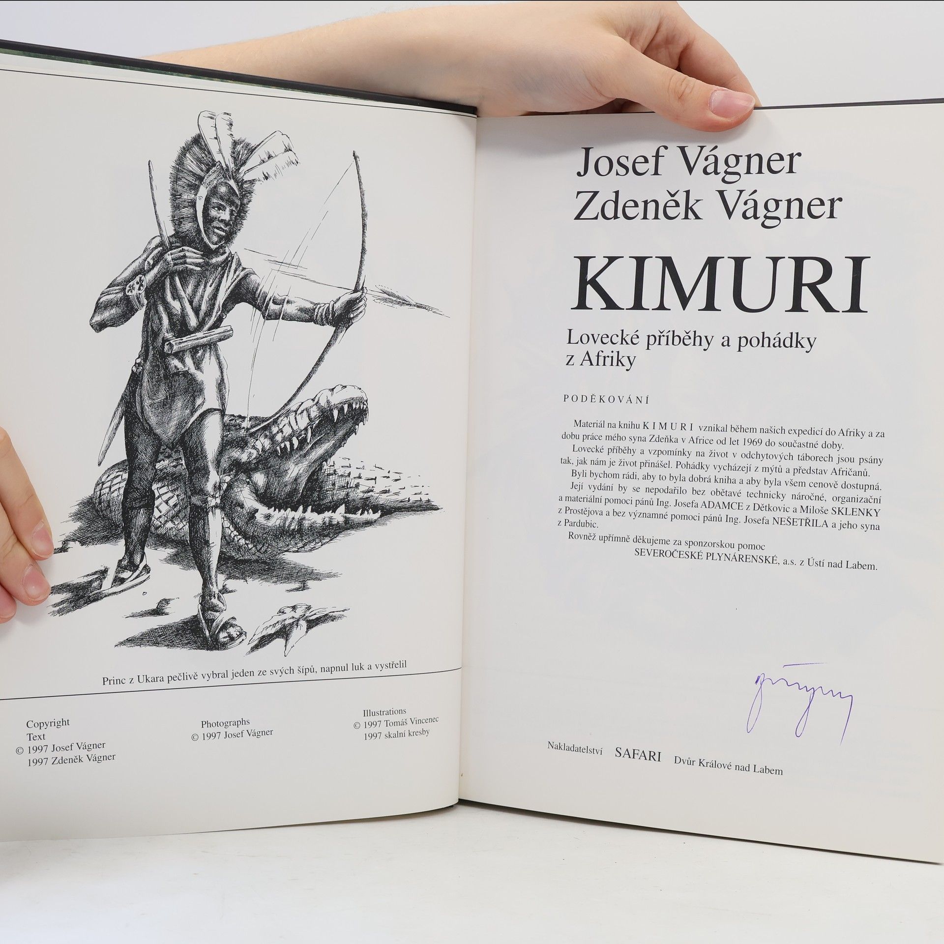 Josef Vágner Kimuri. Lovecké príbehy a rozprávky z Afriky