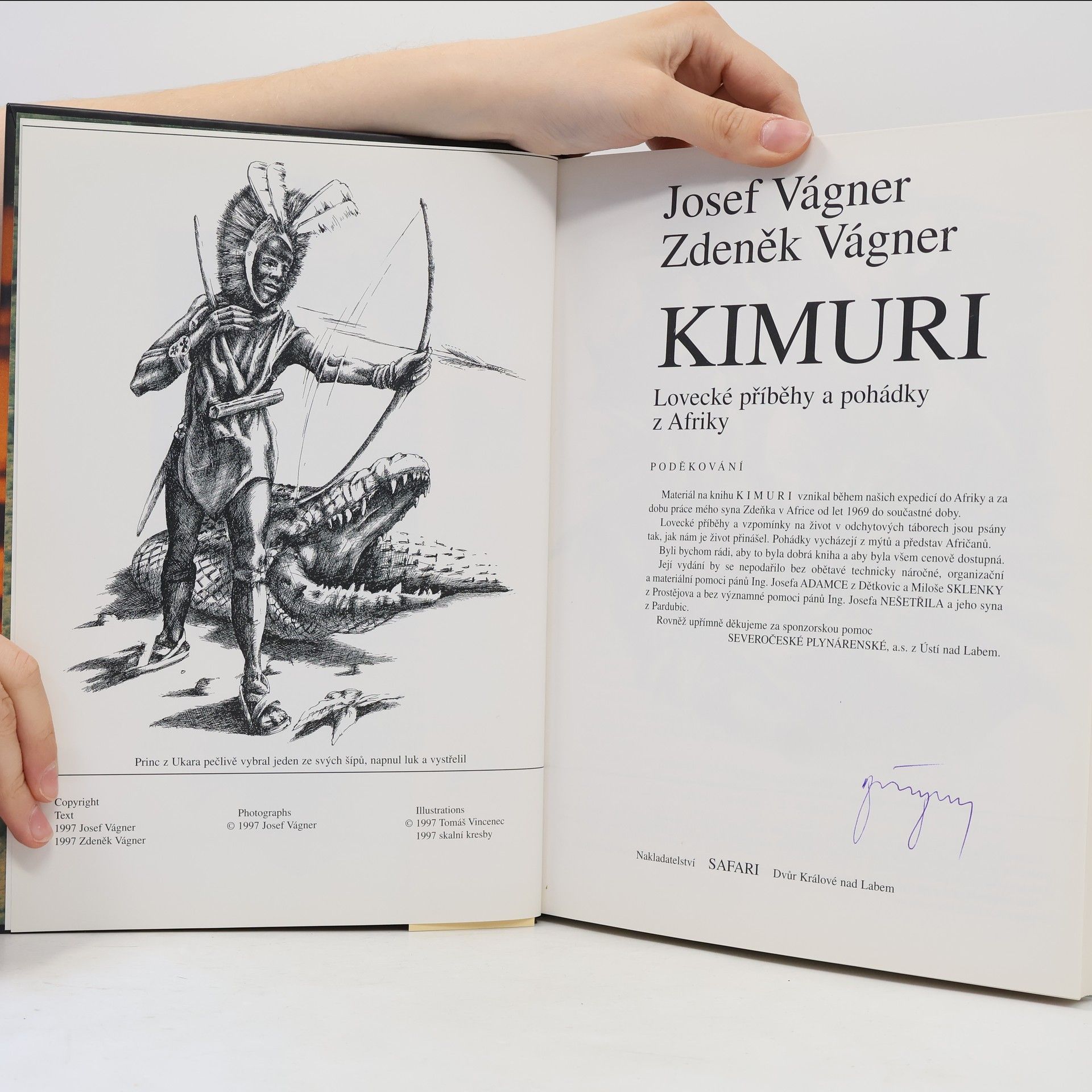 Josef Vágner Kimuri. Lovecké príbehy a rozprávky z Afriky
