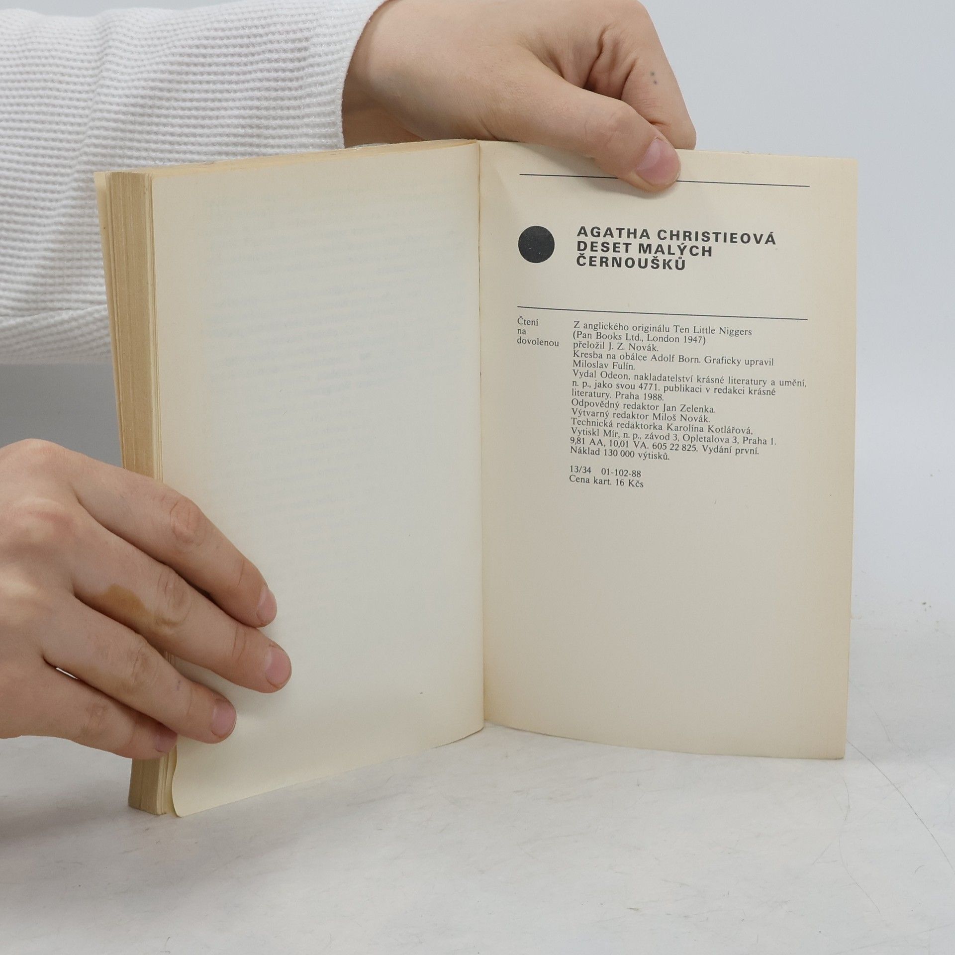 Agatha Christie Deset malých černoušků