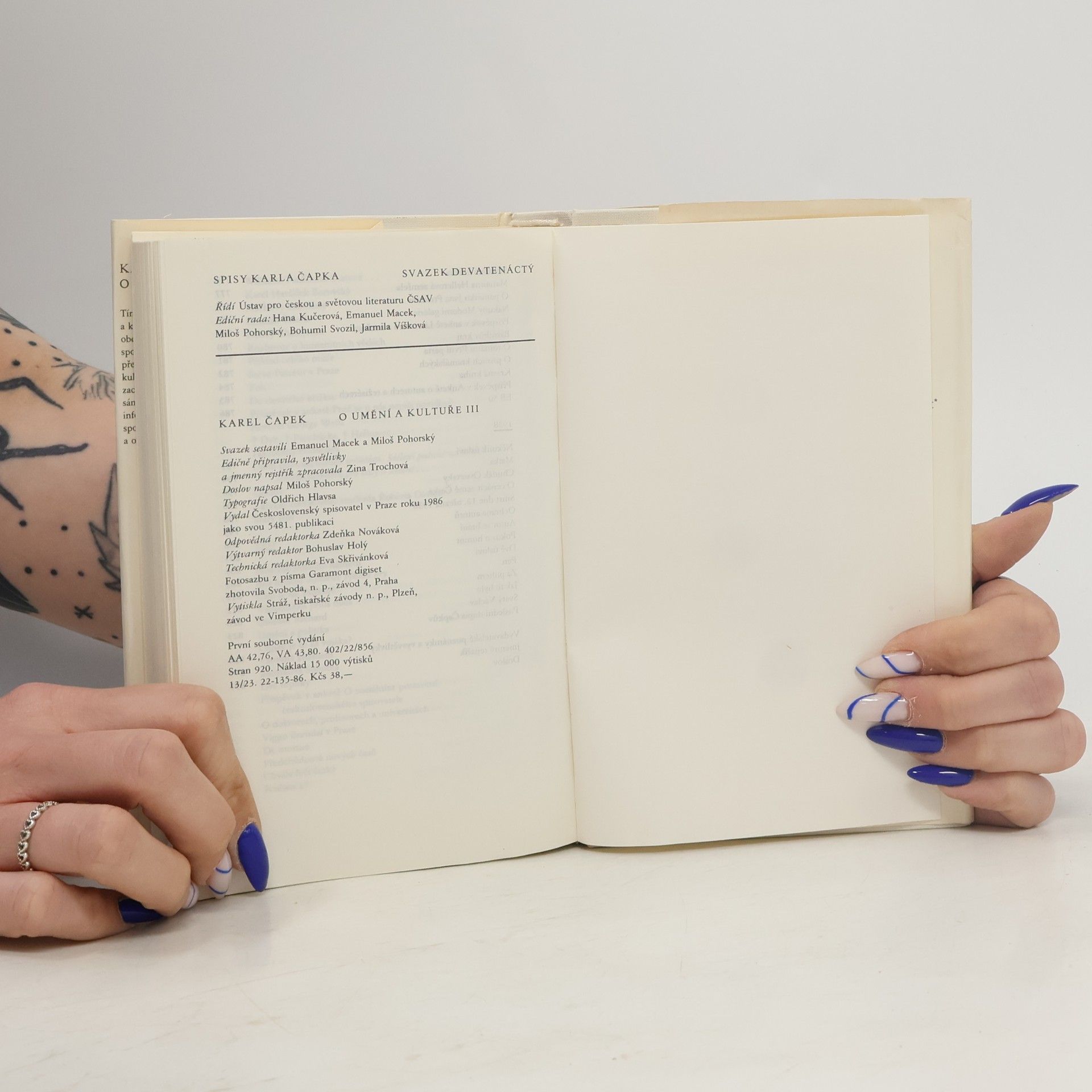 Karel Čapek Spisy XIX. O umění a kultuře III