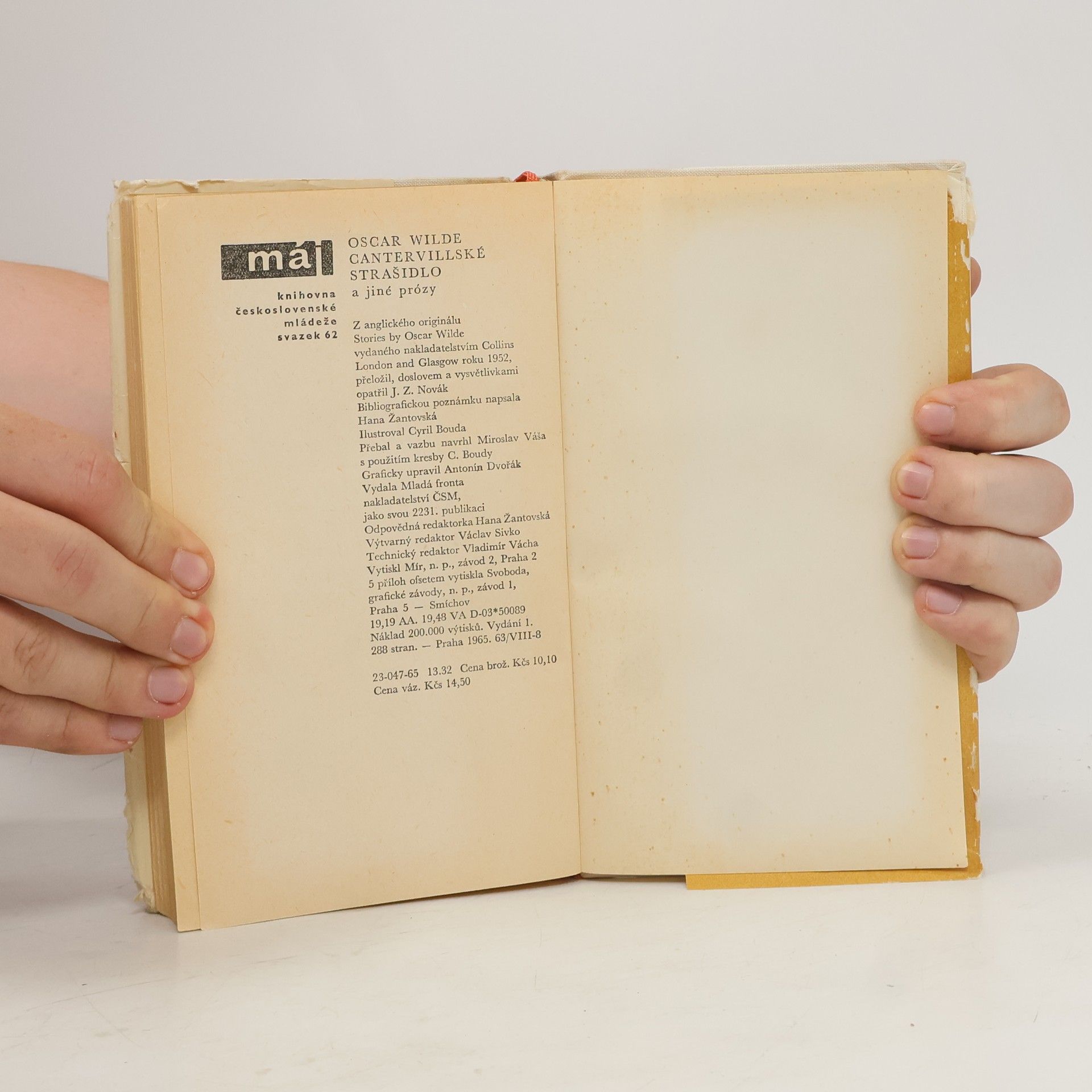 Oscar Wilde Cantervillské strašidlo a jiné prózy