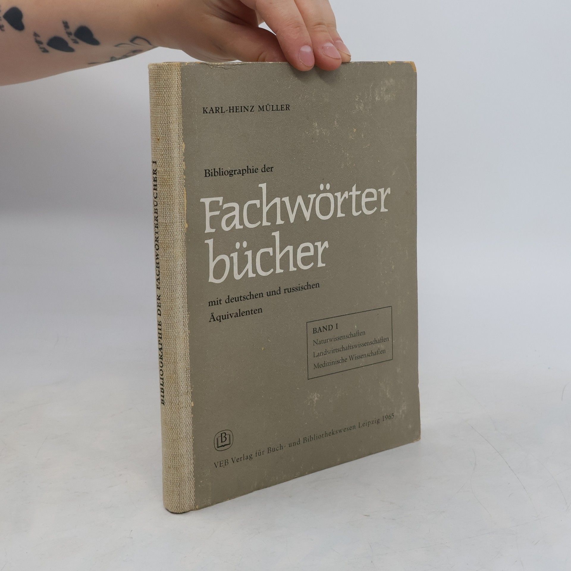Kolektív autorov Bibliographie der Fachwörterbücher. Band I.