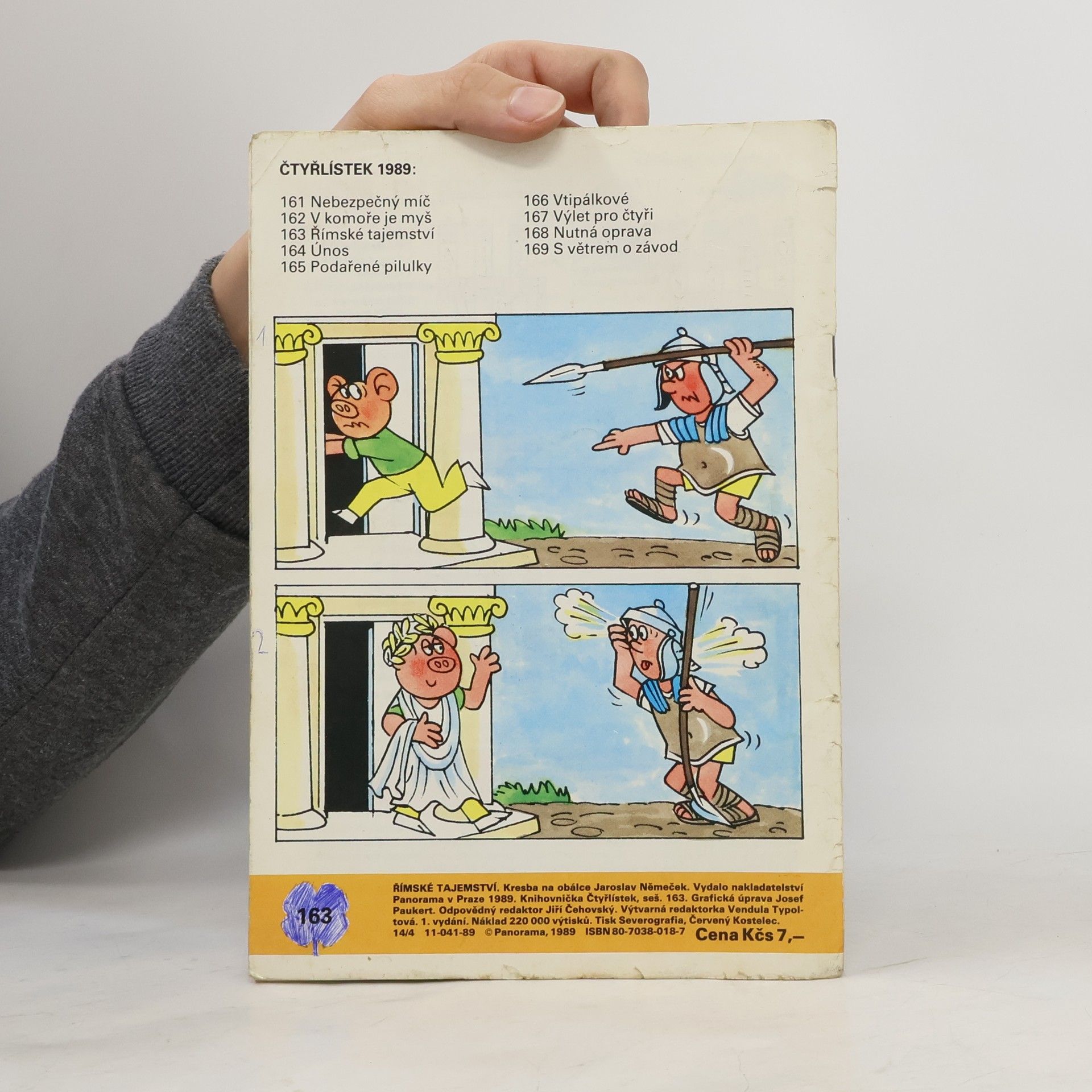 Jaroslav Němeček Čtyřlístek 163. Římské tajemství