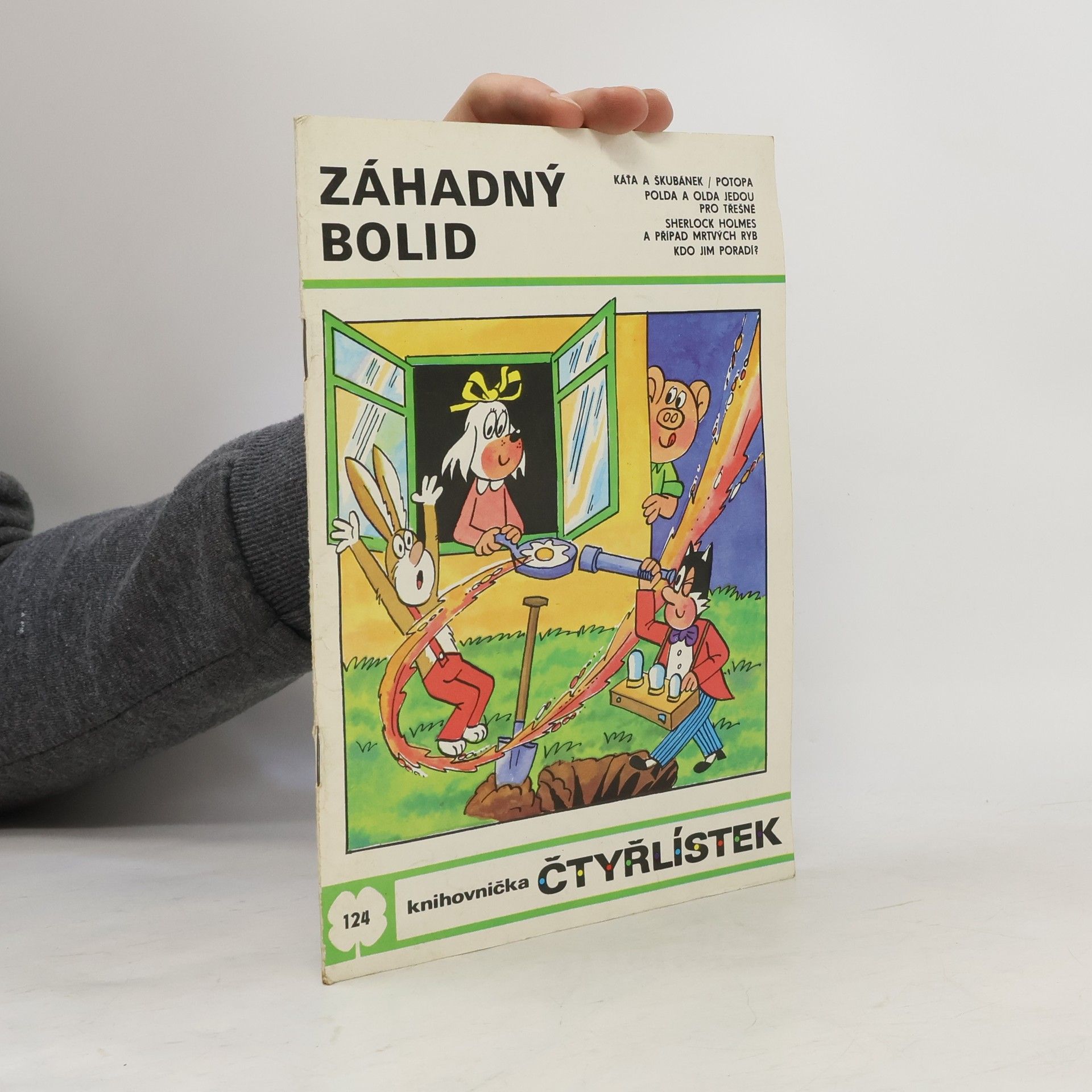 Ljuba Štíplová Čtyřlístek 124. Záhadný bolid