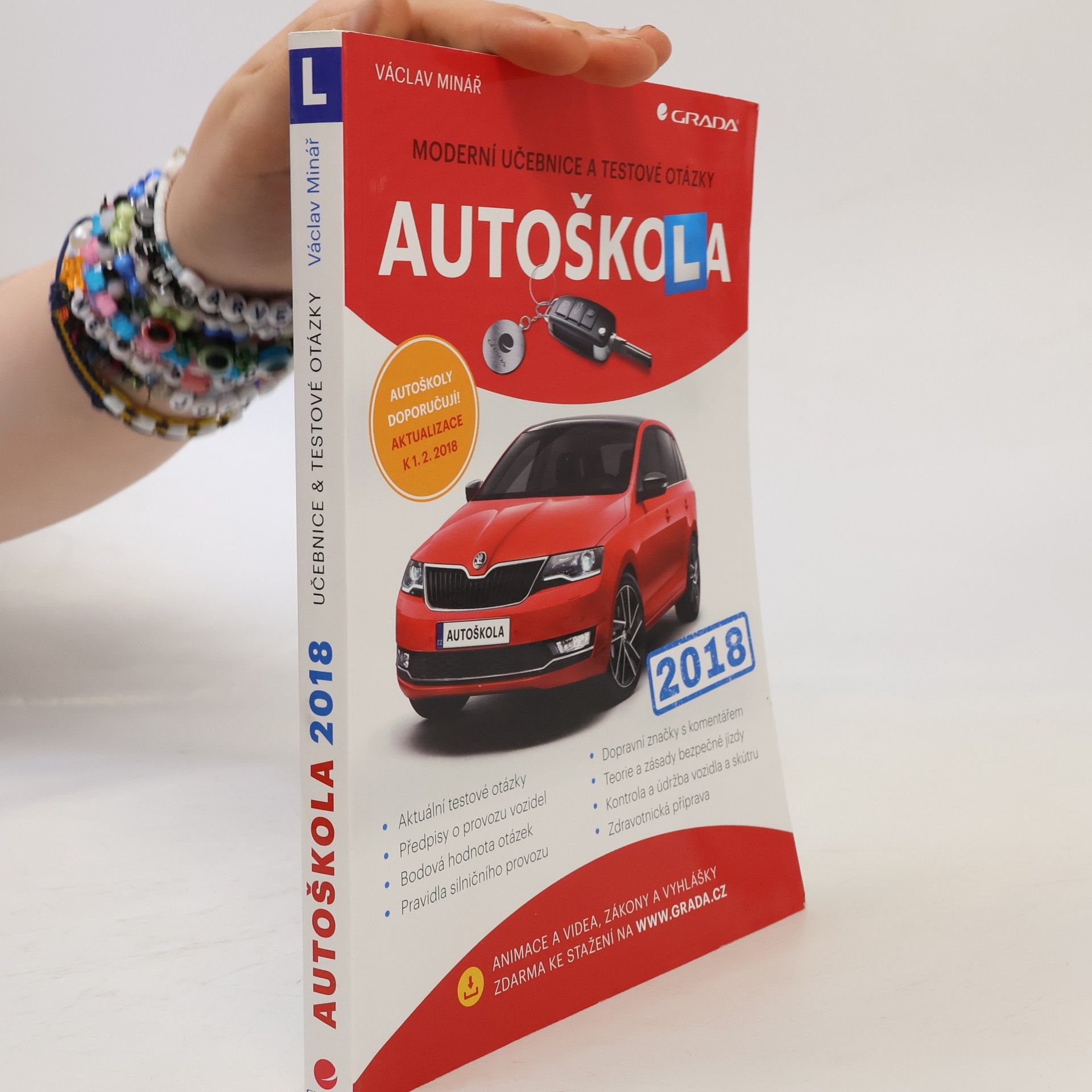 Václav Minář Autoškola: moderní učebnice a testové otázky 2018