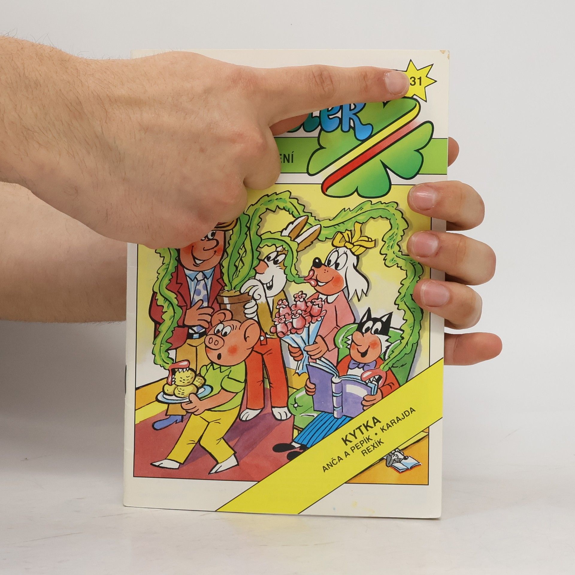 Ljuba Štíplová Čtyřlístek 231, 5/1995. Kytka