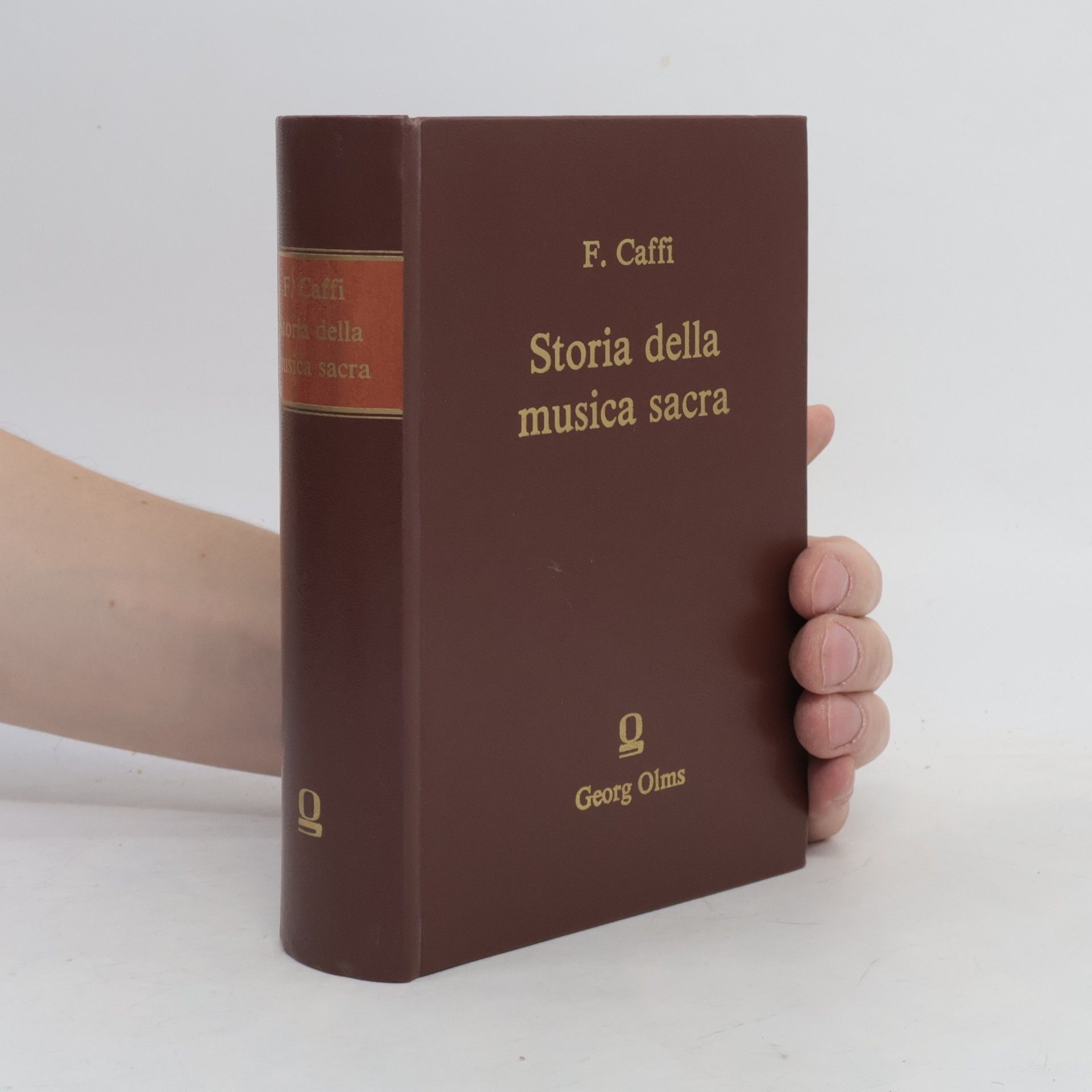 Francesco Caffi Storia della musica sacra - 2 vols. in 1 volume.