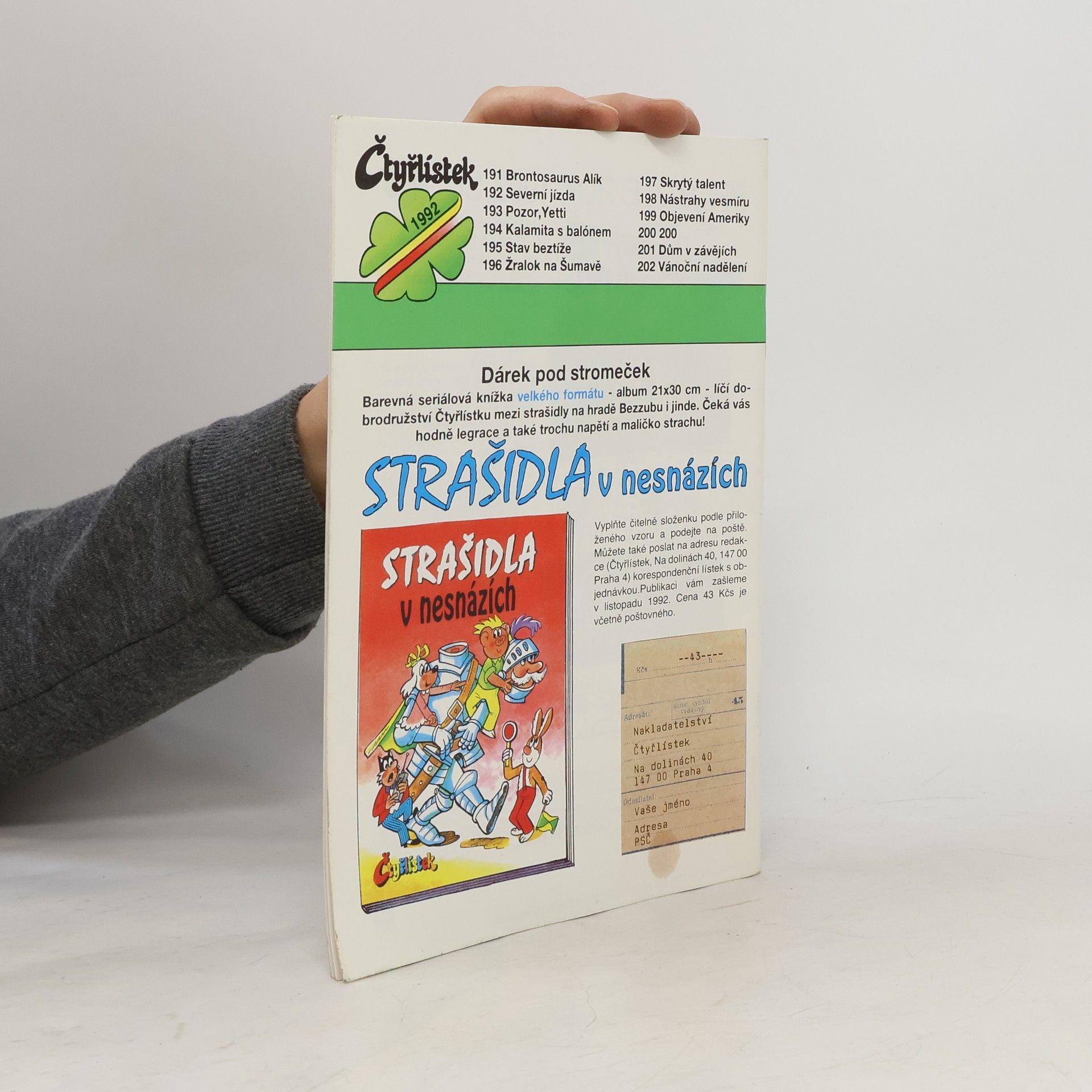Collectif d'auteurs Čtyřlístek 199, 9/1992. Objevení Ameriky