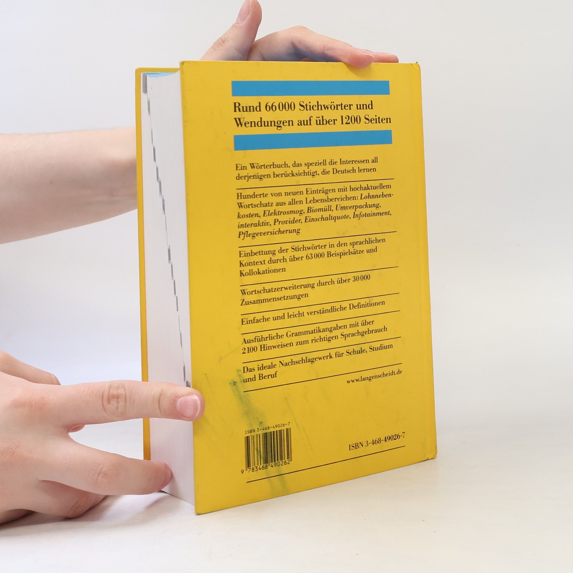 J. Docherty Langenscheidts Großwörterbuch Deutsch als Fremdsprache : das einsprachige Wörterbuch für alle, die Deutsch lernen : in der neuen deutschen Rechtschreibung