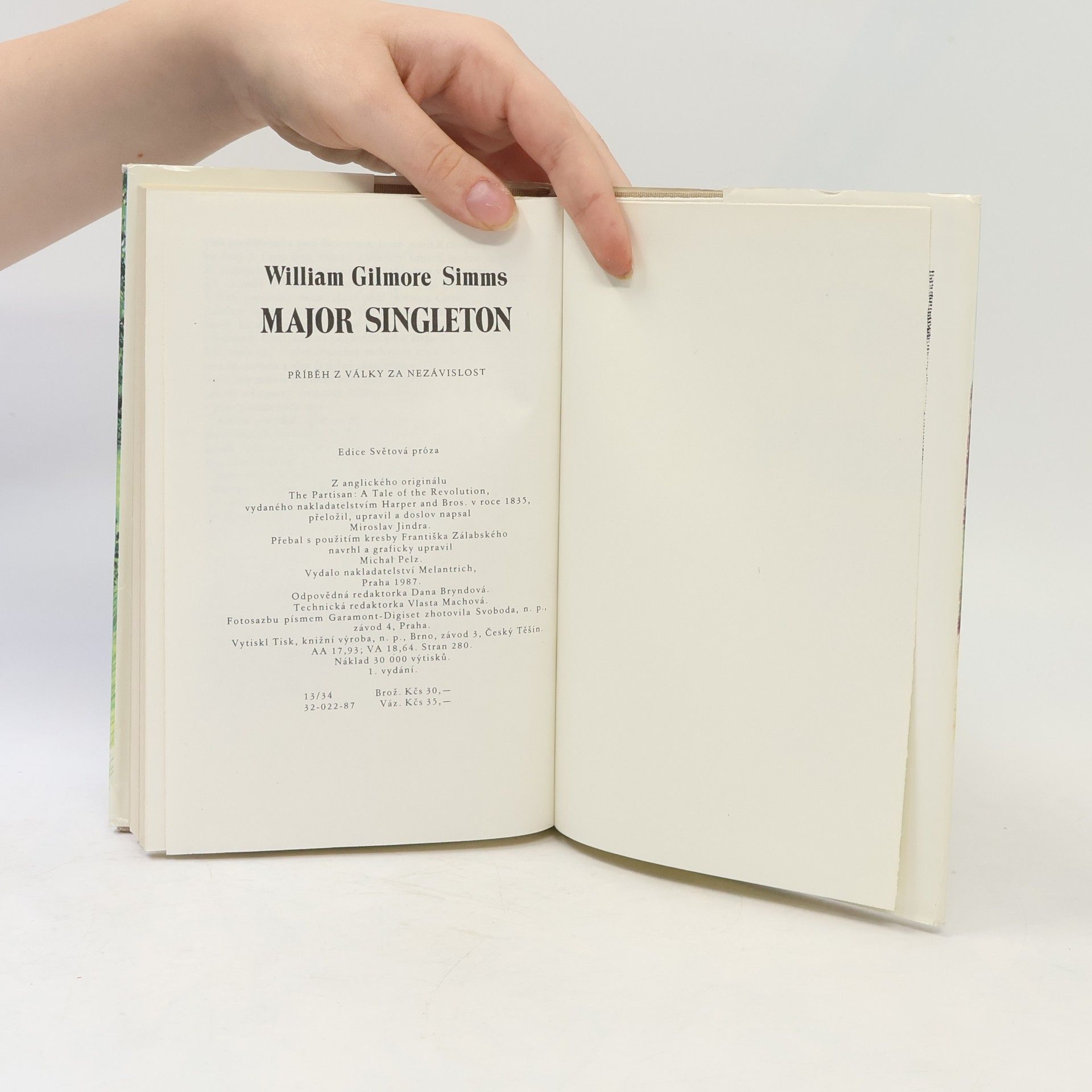 William Gilmore Simms Major Singleton