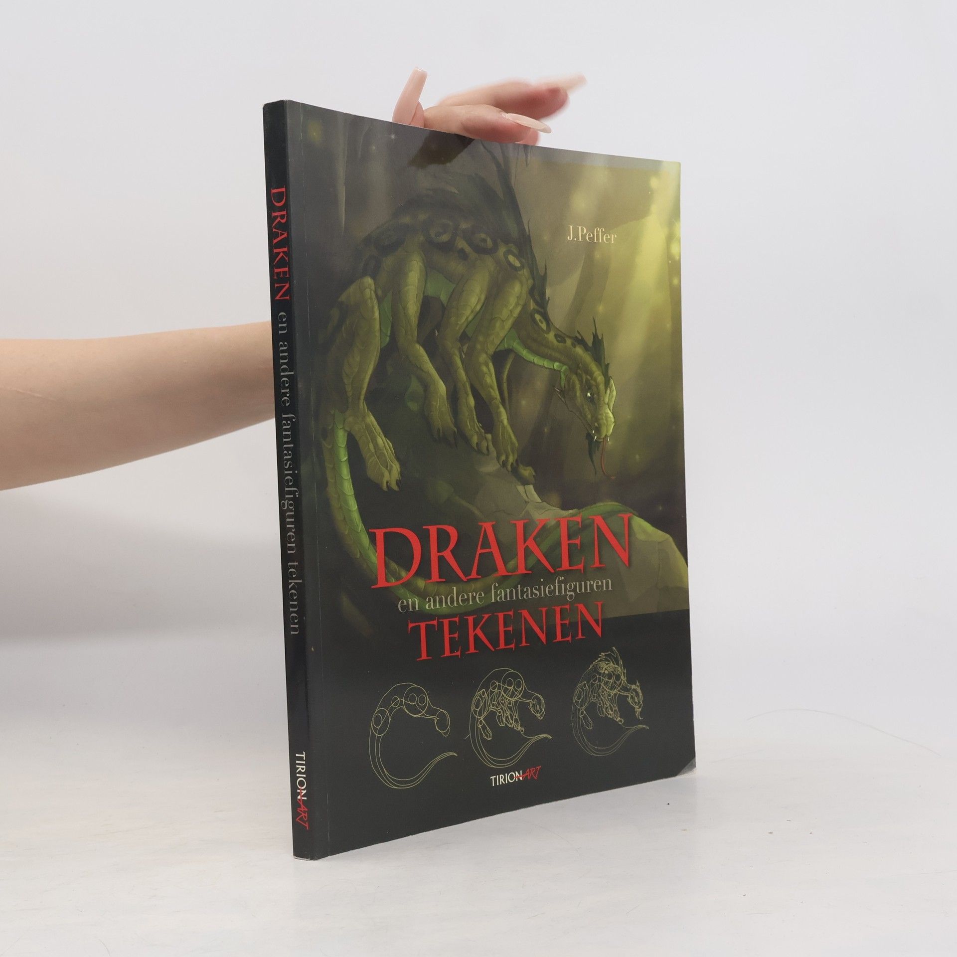 Jessica Peffer Draken en andere fantasiefiguren tekenen