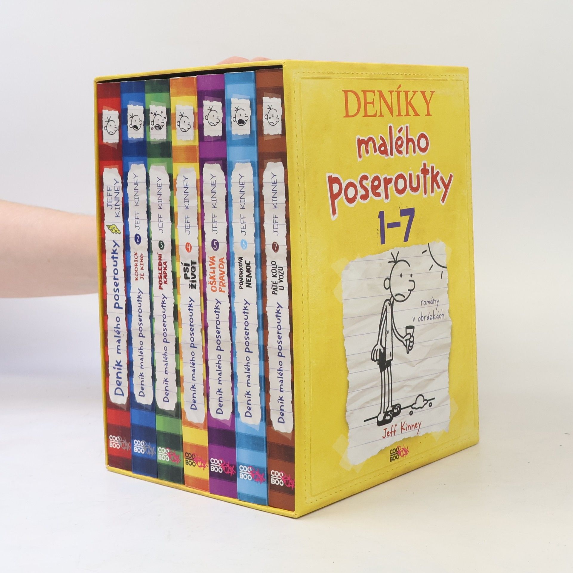 Jeff Kinney Deník malého poseroutky 1-7 (box)