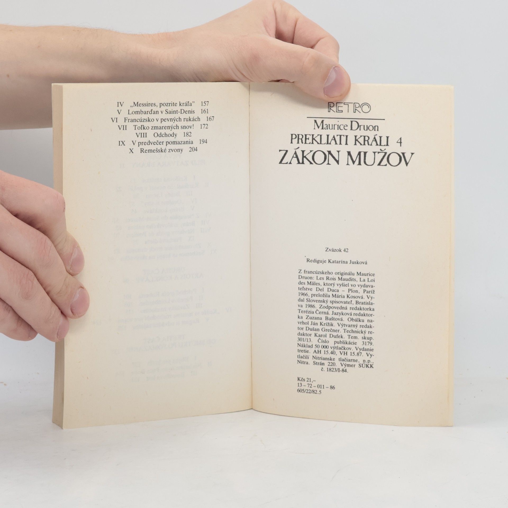 Maurice Druon Prekliati králi 4. Zákon mužov