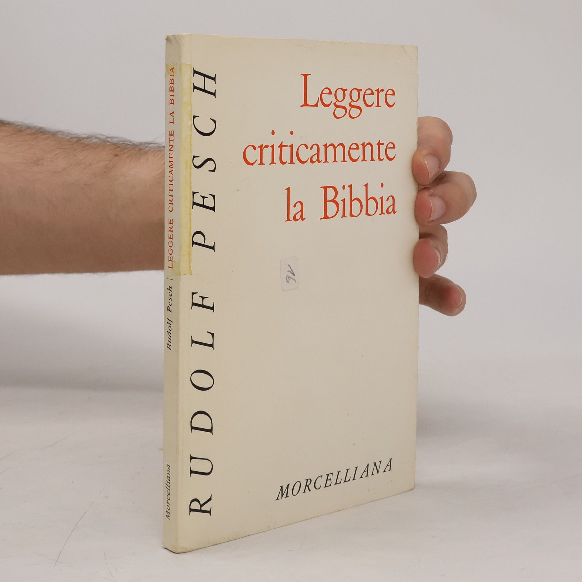 Rudolf Johannes Pesch Leggere criticamente la Bibbia