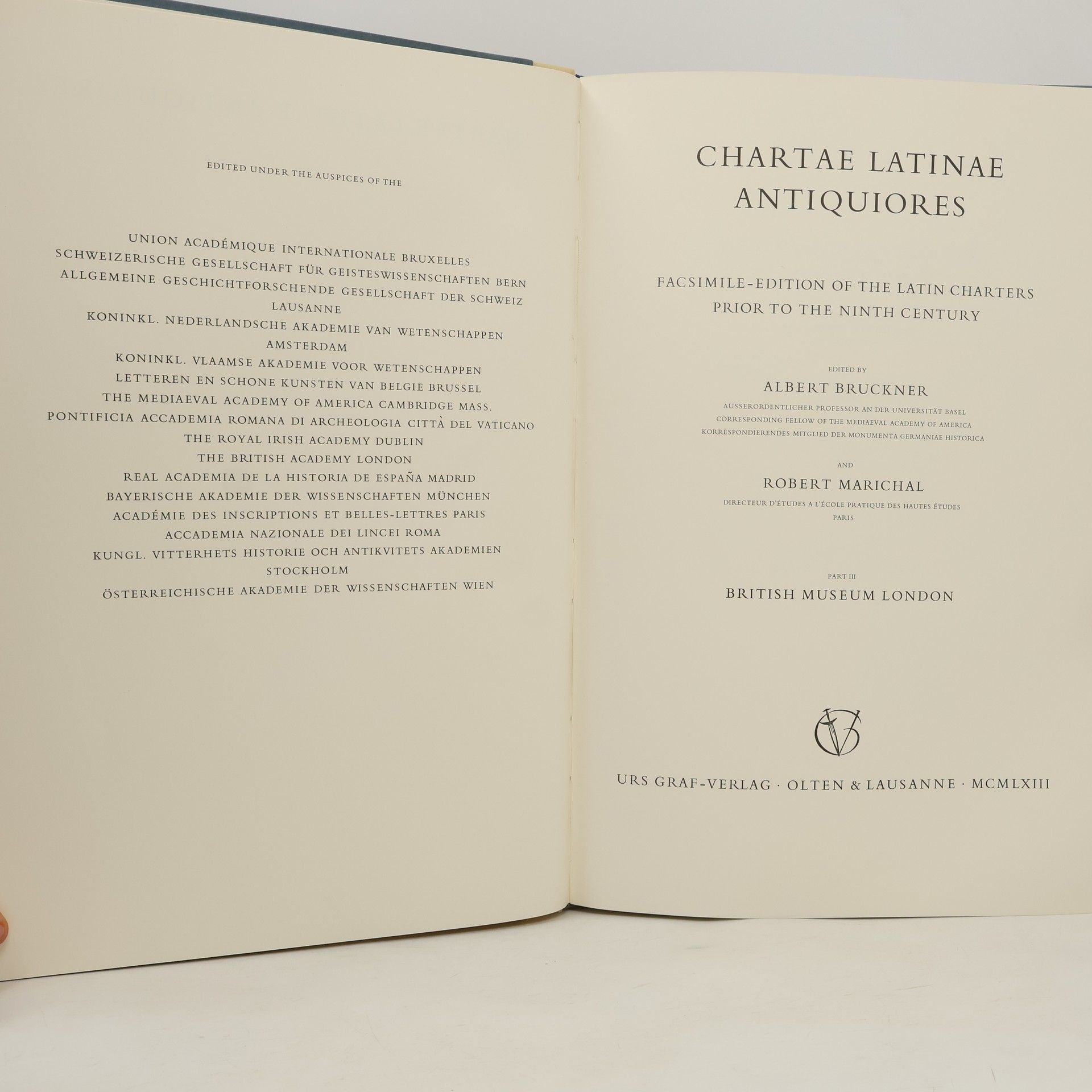 Kolektiv autorů Chartae latinae antiquiores