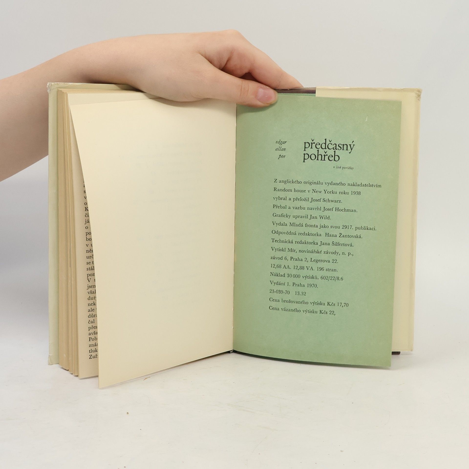 Edgar Allan Poe Předčasný pohřeb a jiné povídky