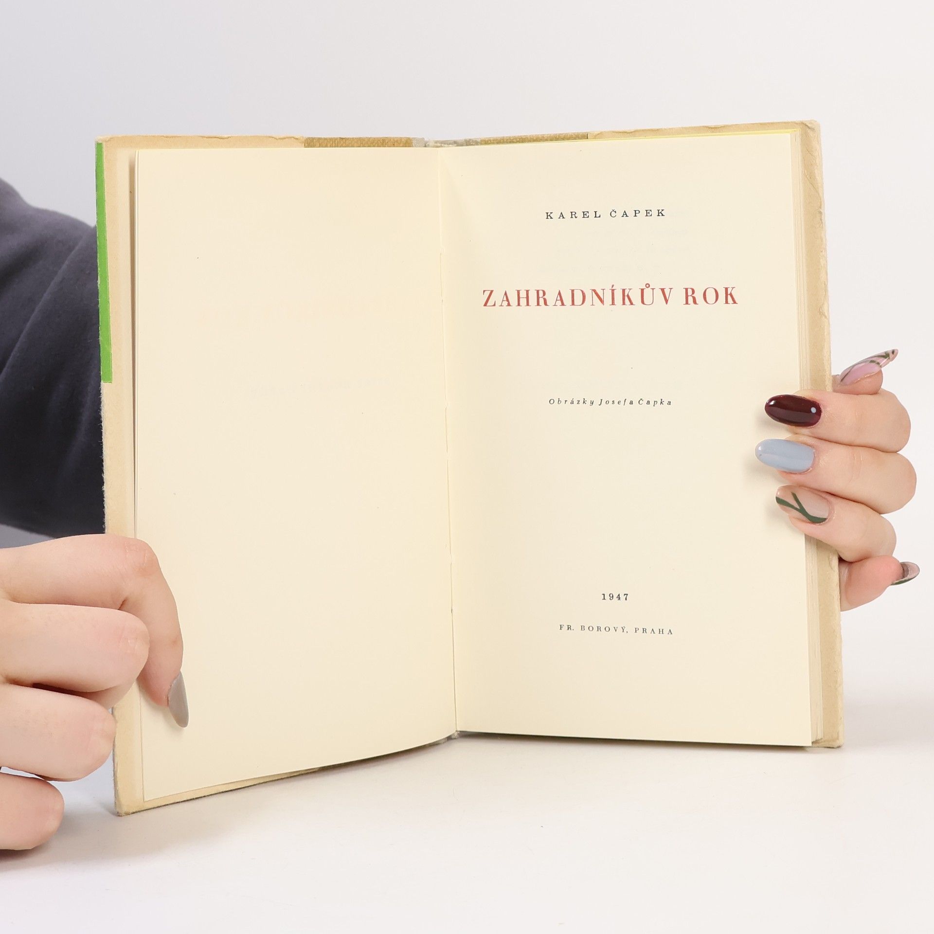 Karel Čapek Zahradníkův rok