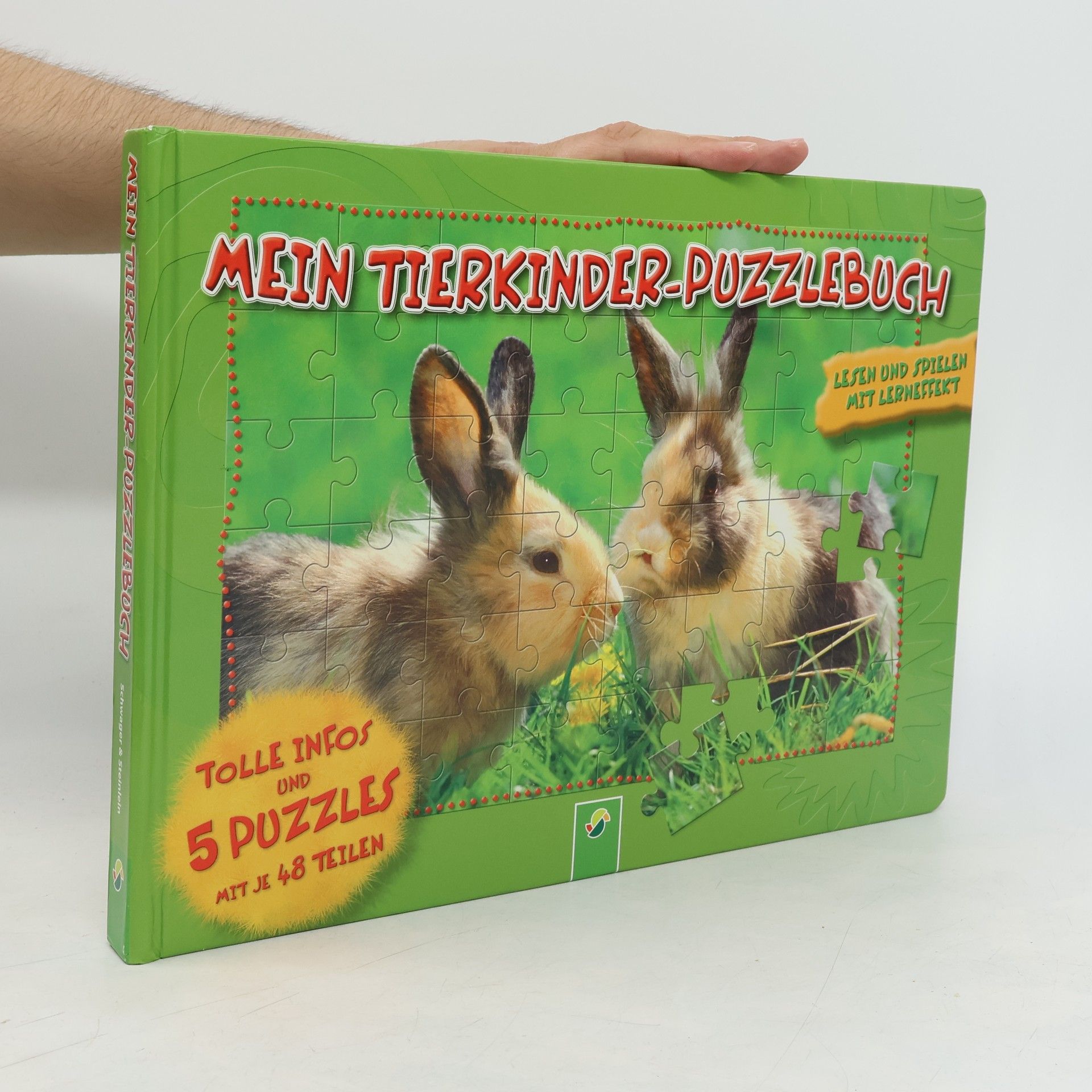Moje knížka o zvířecích mláďátkách s puzzle