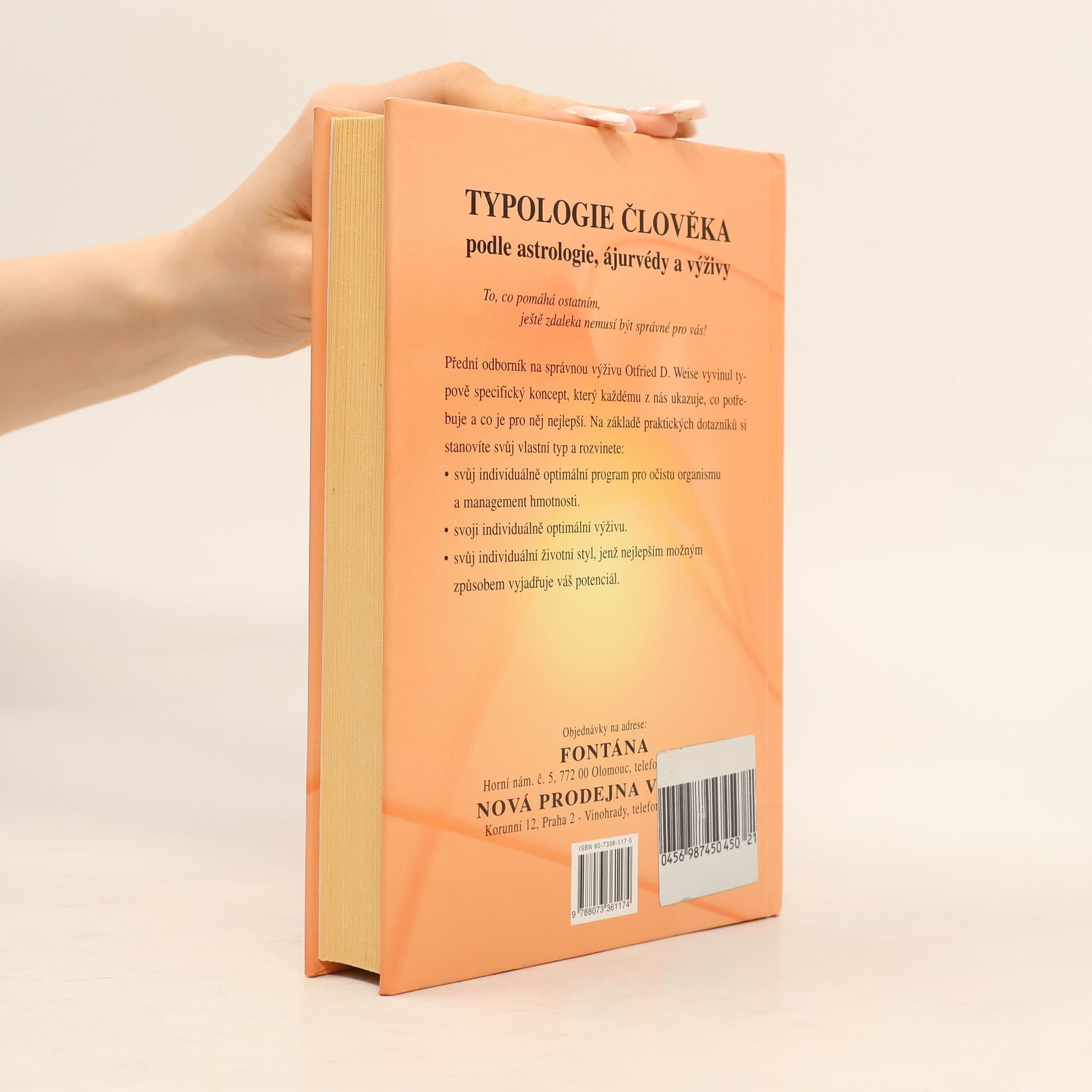 Otfried Weise Typologie člověka podle astrologie, ájurvédy a výživy
