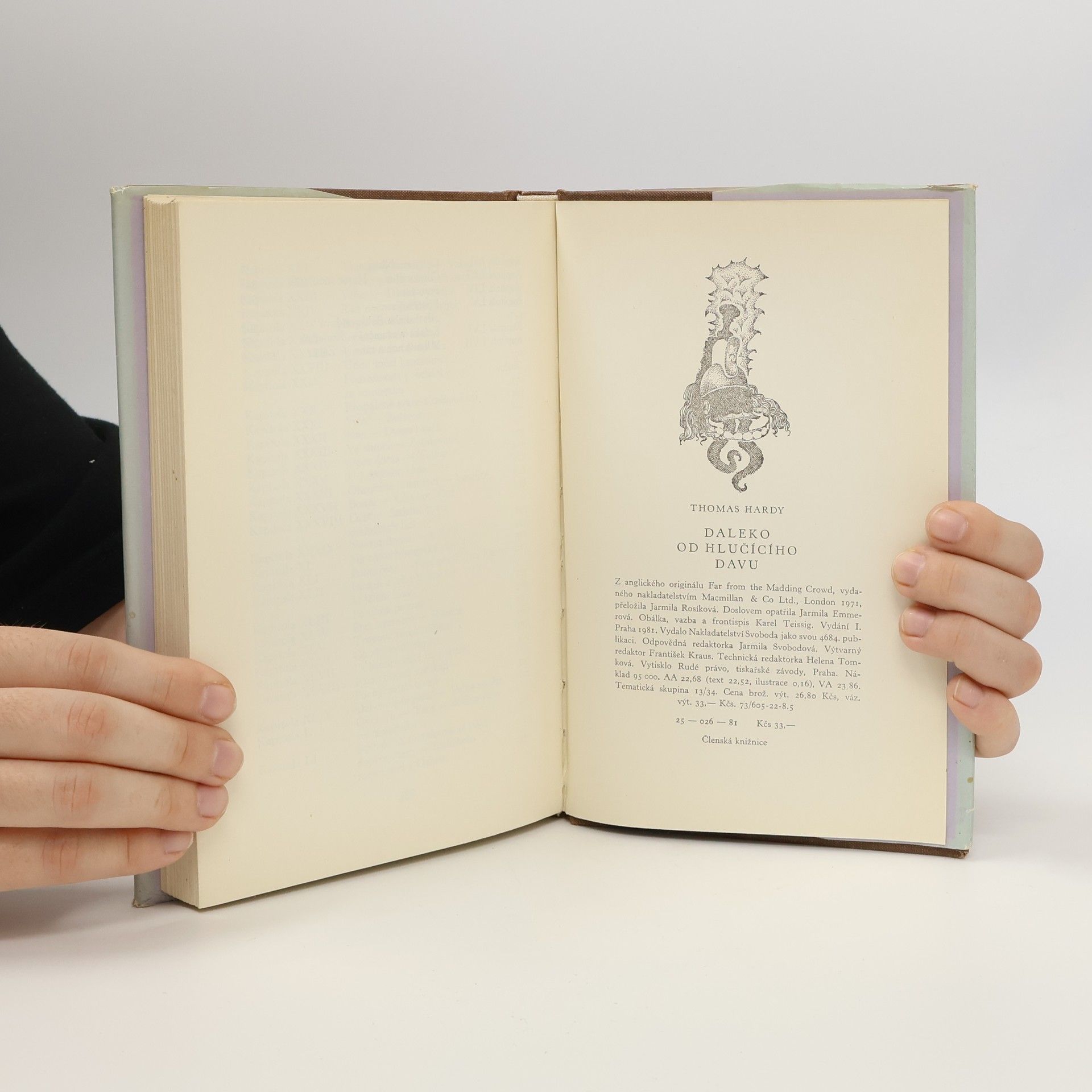 Thomas Hardy Daleko od hlučícího davu