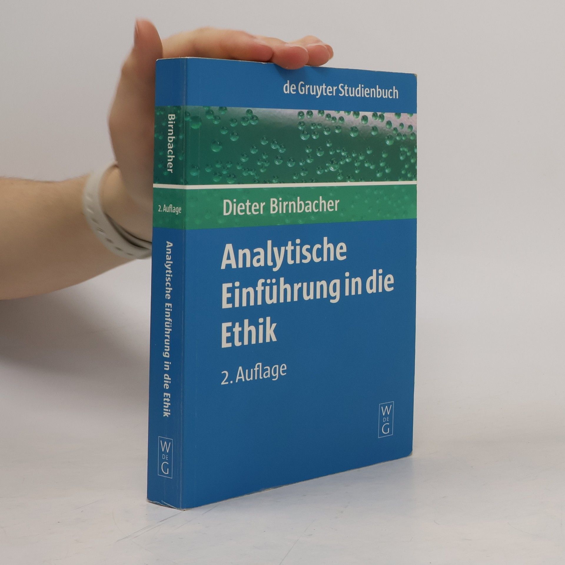 Dieter Birnbacher Analytische Einführung in die Ethik