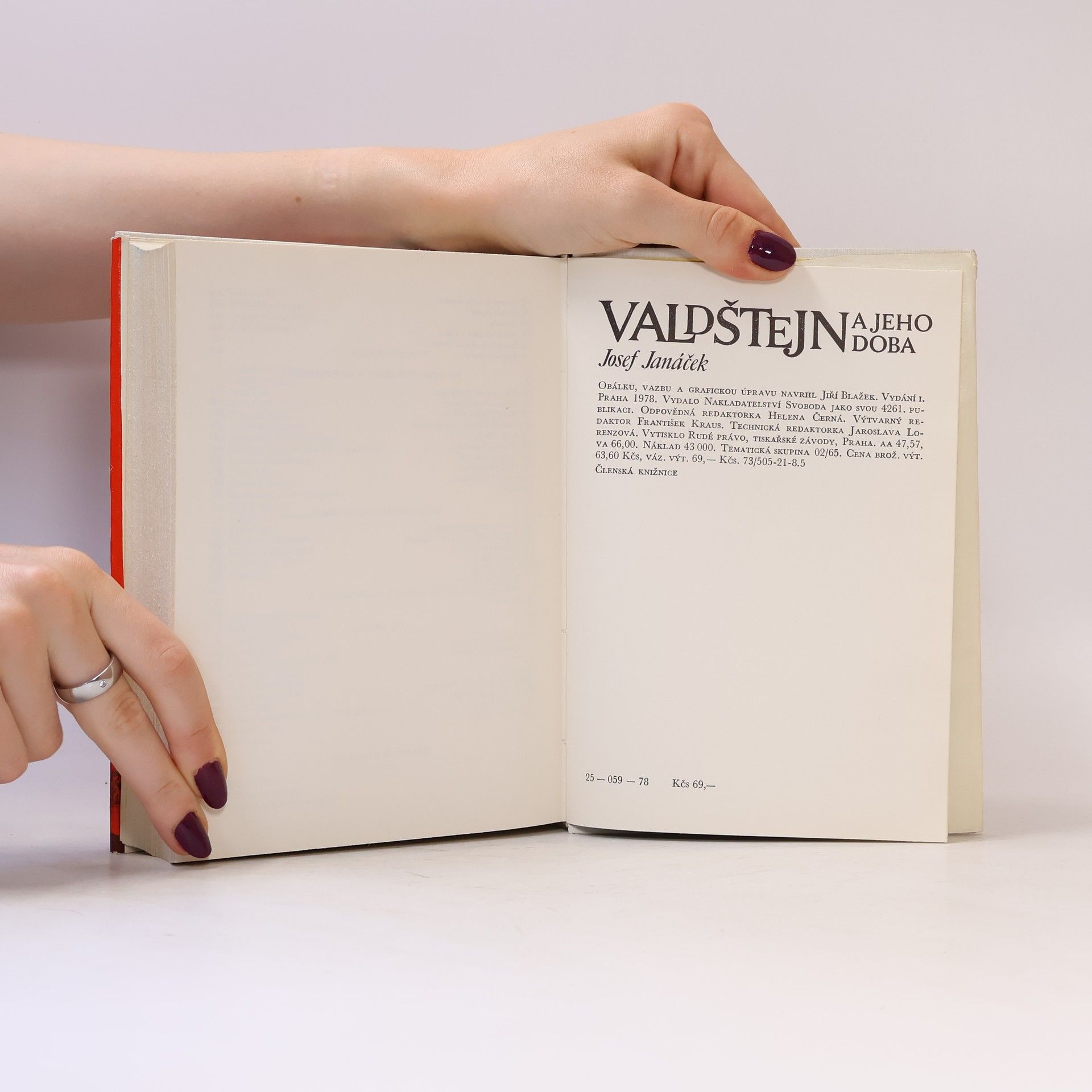 Josef Janáček Valdštejn a jeho doba