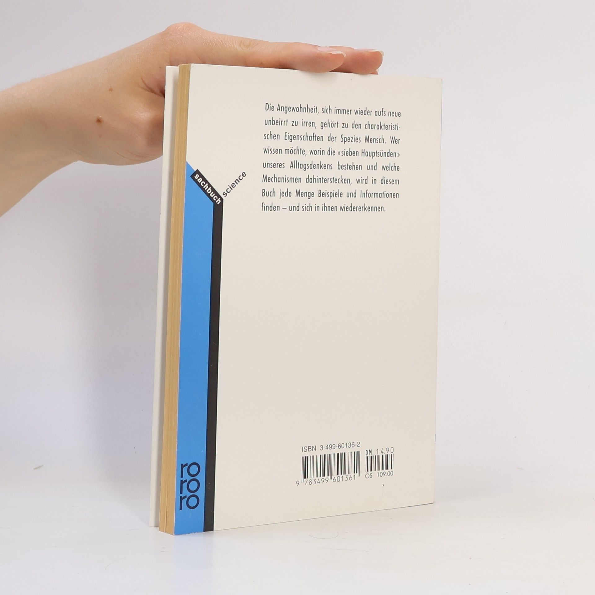 Massimo Piattelli Palmarini Die Illusion zu wissen