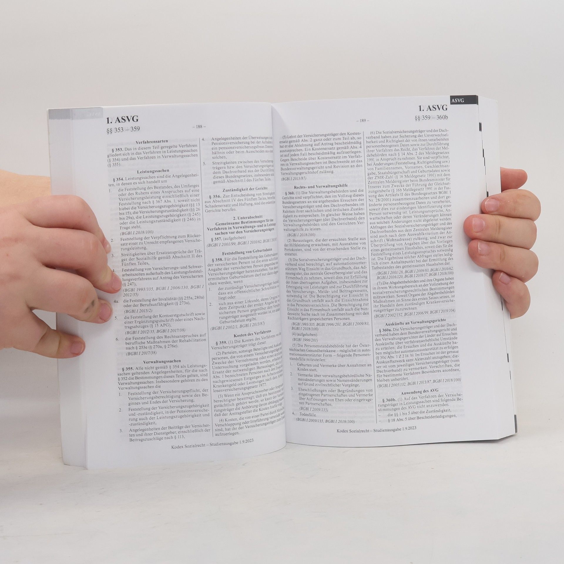 Elisabeth Brameshuber KODEX Studienausgabe Sozialrecht WU 2023/24: Studienausgabe für die WU Wien - 12. Auflage - Stand 1.9.2023