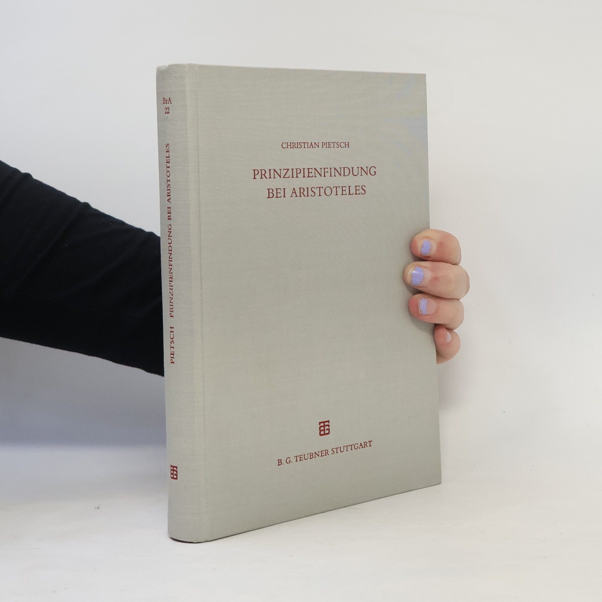 Christian Pietsch Prinzipienfindung bei Aristoteles