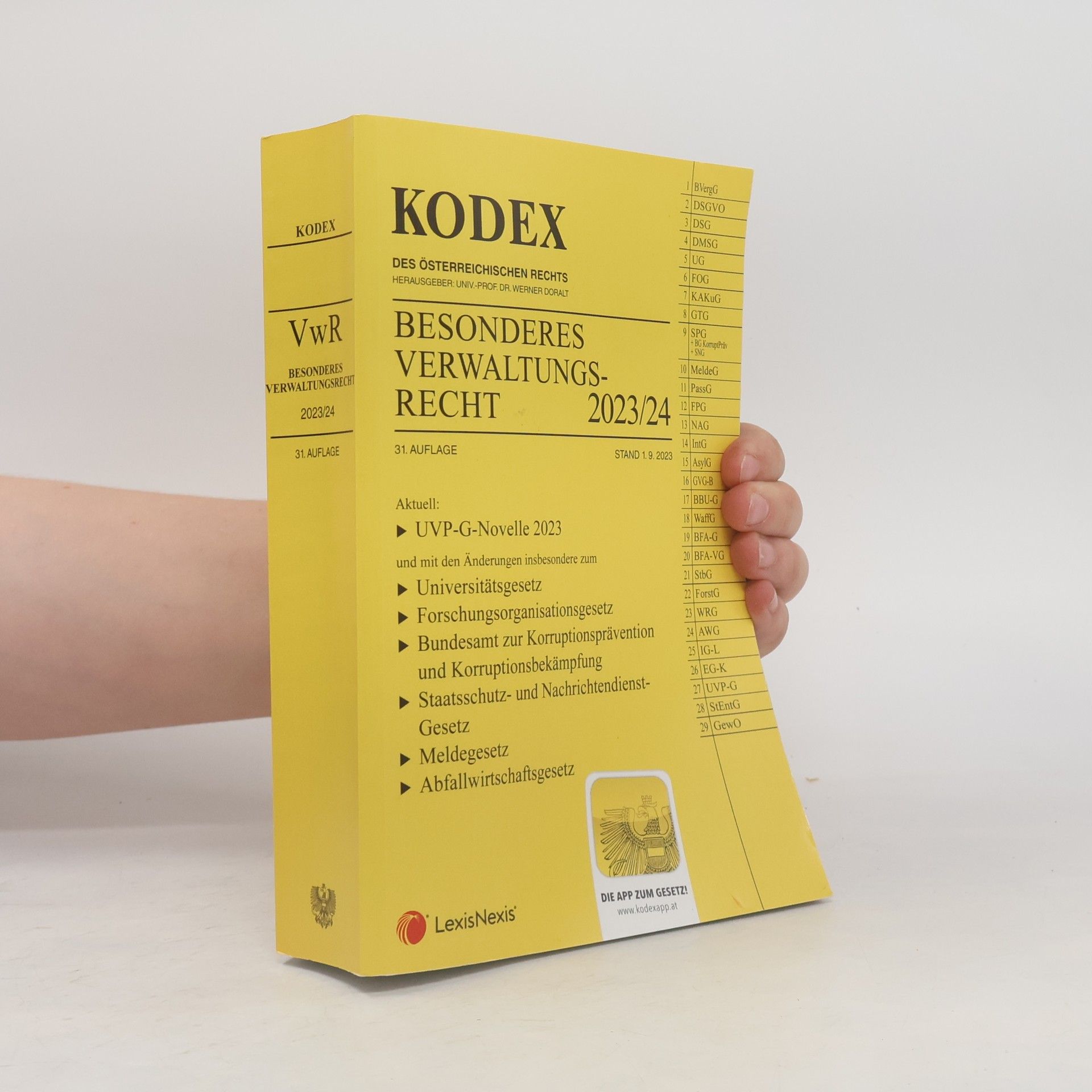 Werner Doralt Kodex Besonderes Verwaltungsrecht 2023/24