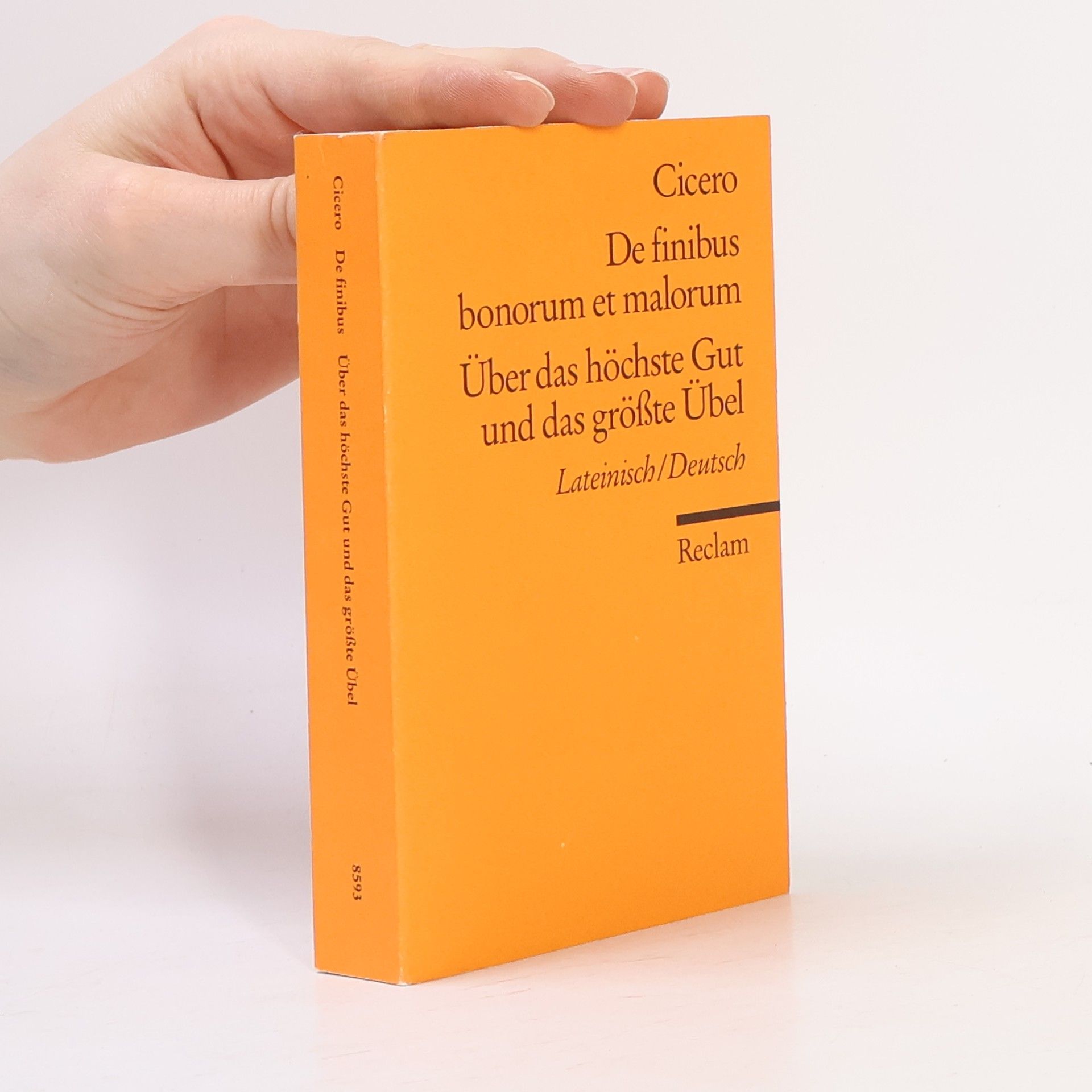 Marcus Tullius Cicero De finibus bonorum et malorum