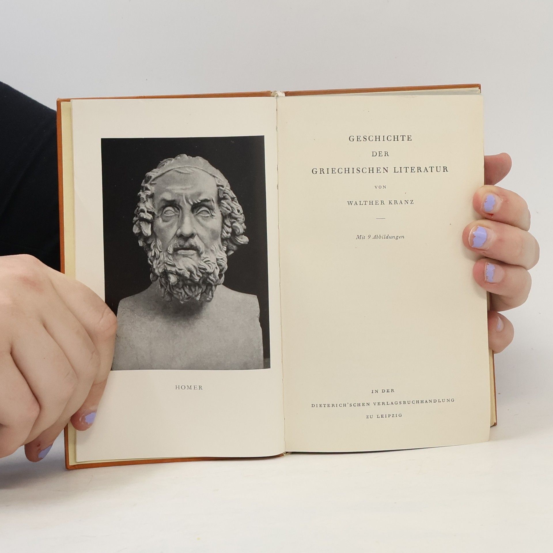 Walter Kranz Griechische Literaturgeschichte