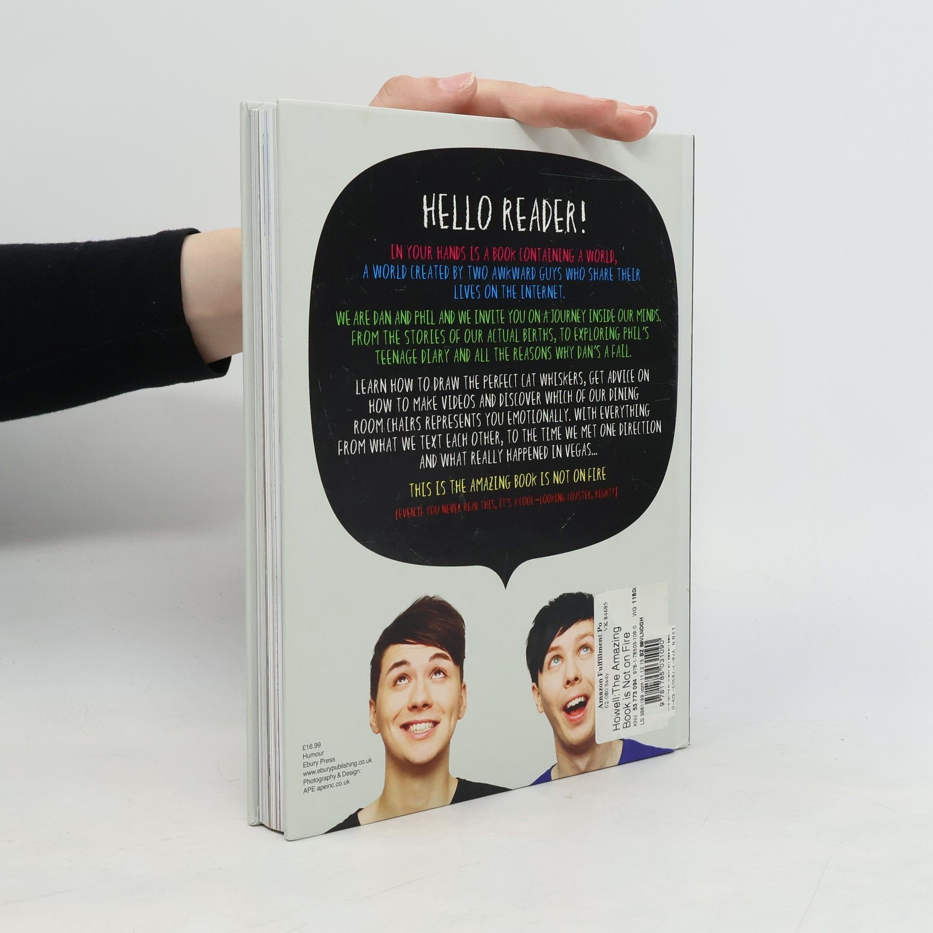 Dan Howell The amazing book is not on fire: The World of Dan and Phil