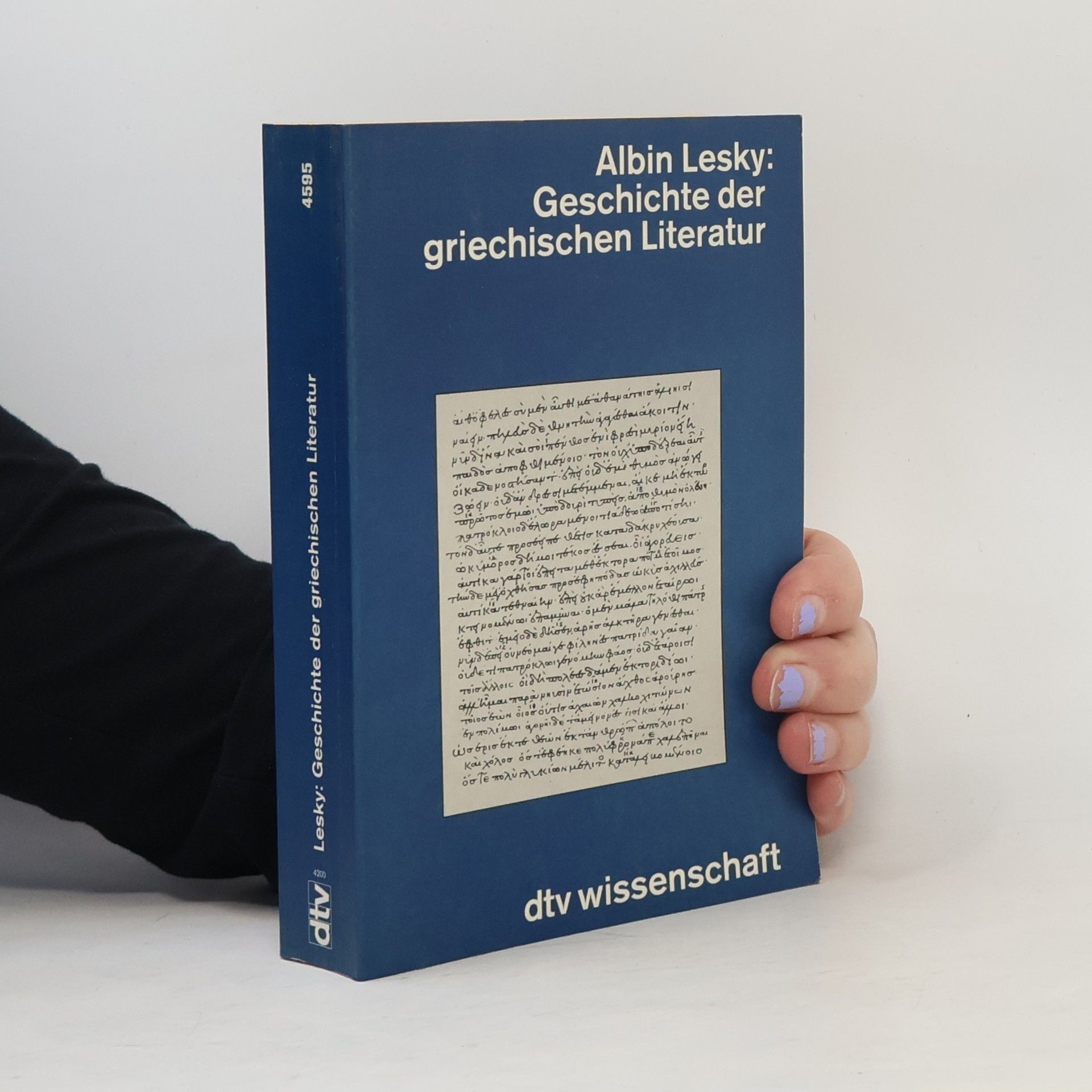 Albin Lesky Geschichte der griechischen Literatur