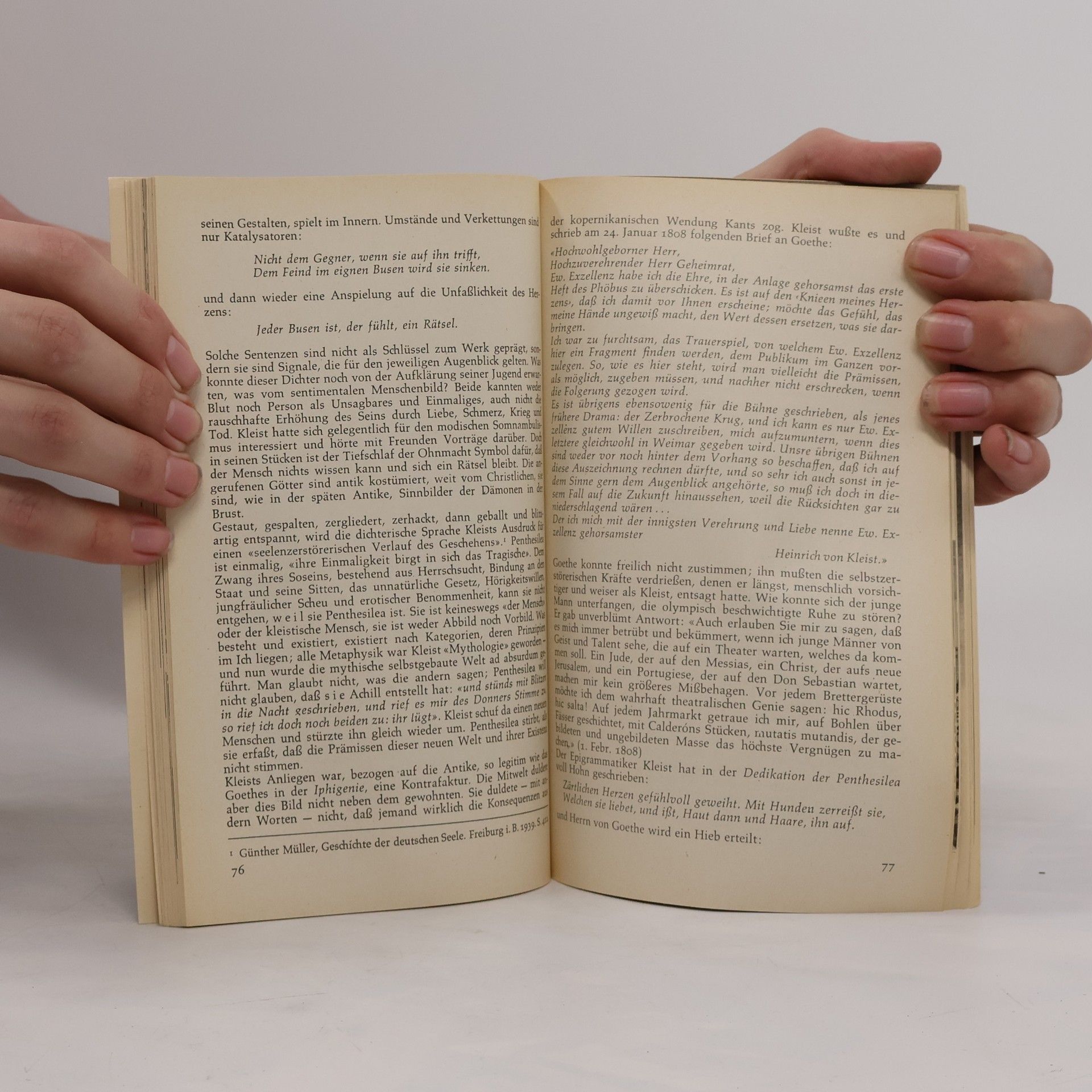 Curt Hohoff Heinrich von Kleist in Selbstzeugnissen und Bilddokumenten