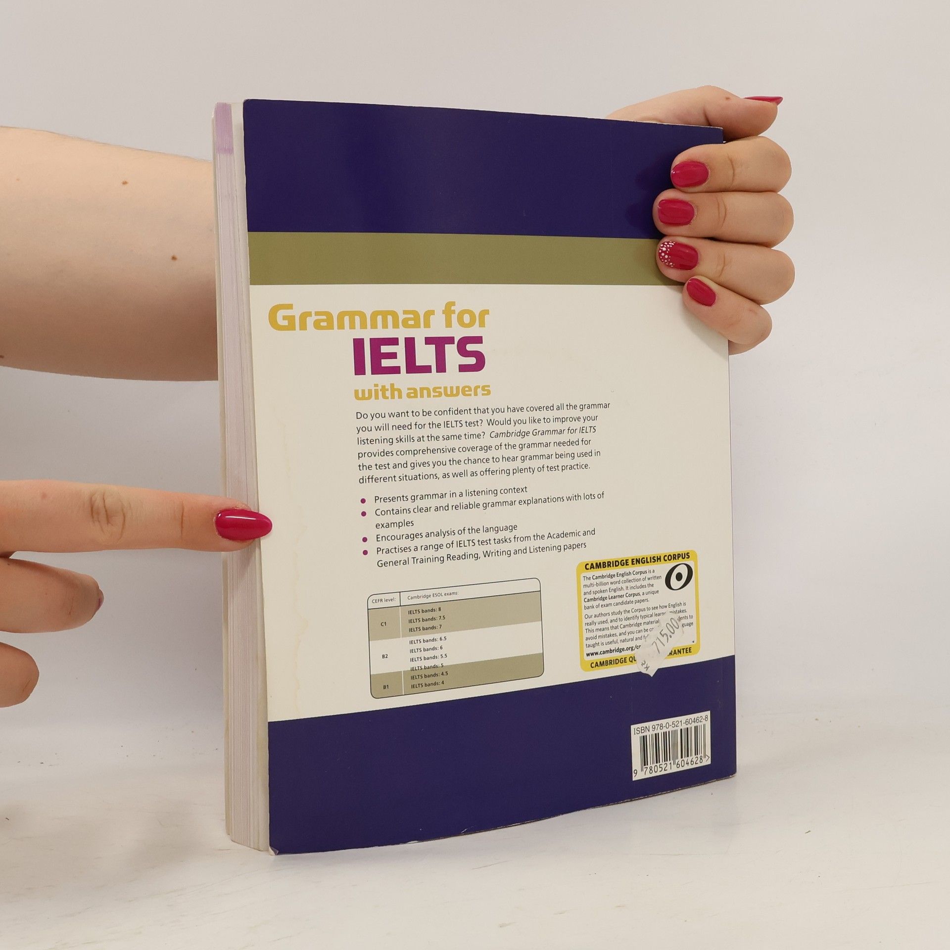 Diana Hopkins Cambridge grammar for IELTS with answers: Self-study grammar reference and practice